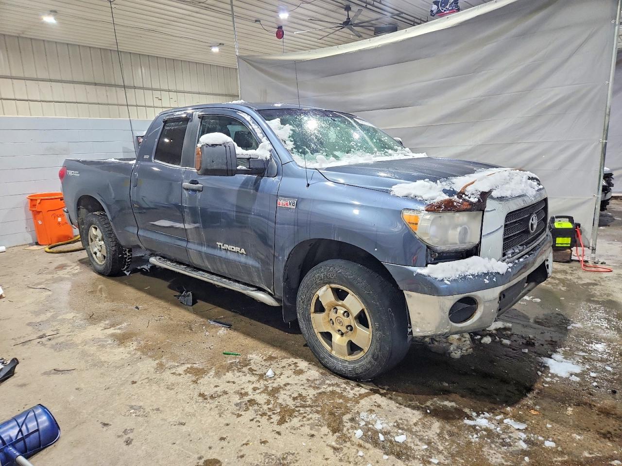 2008 Toyota Tundra Sr5 Gray vin: 5TFBV54138X059752