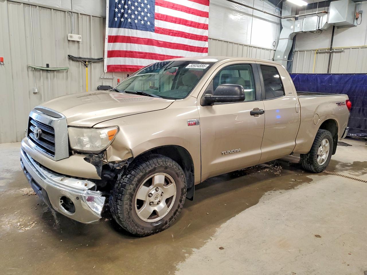2008 Toyota Tundra Sr5 Tan vin: 5TFBV54138X070668