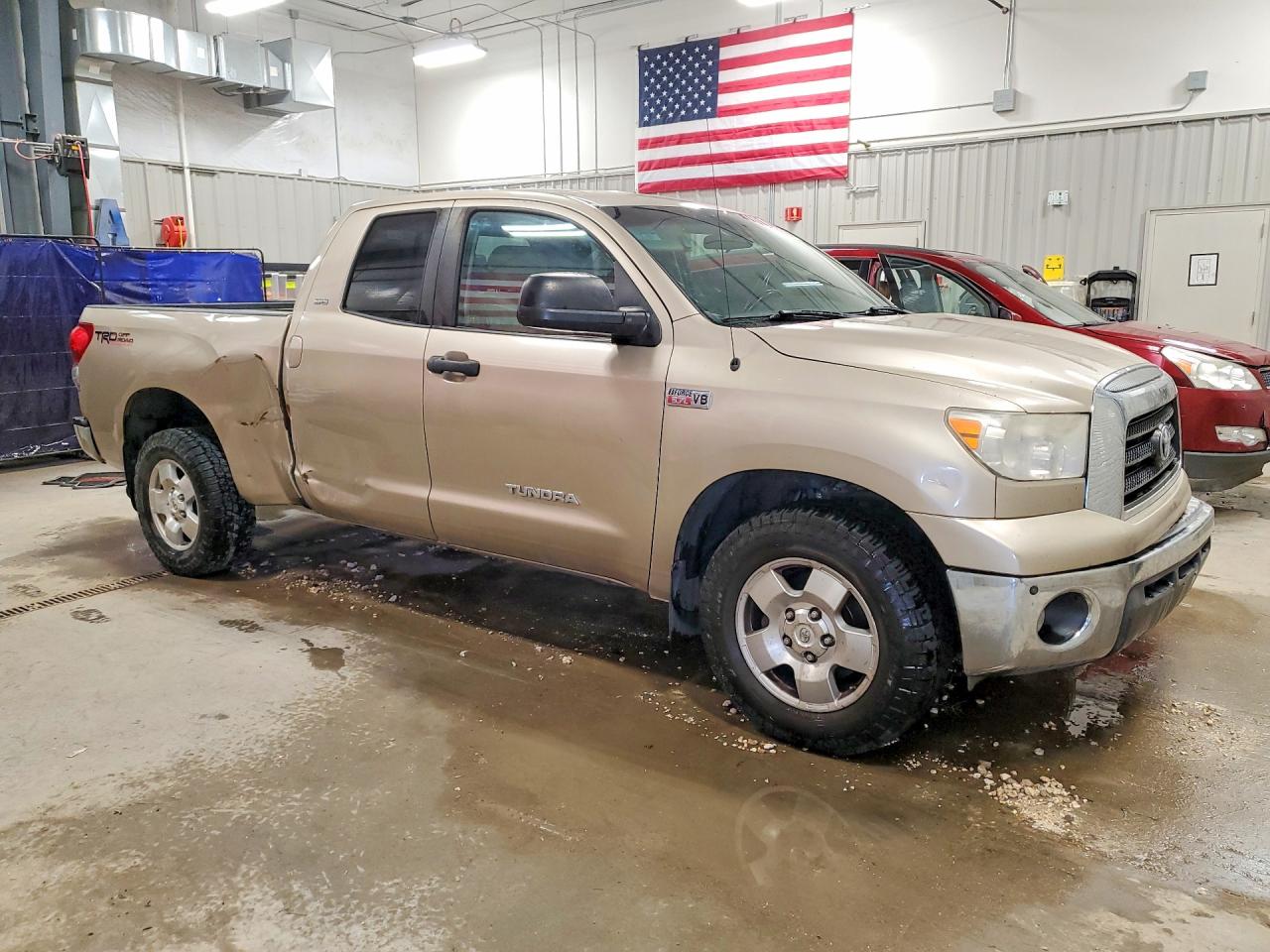 2008 Toyota Tundra Sr5 Tan vin: 5TFBV54138X070668
