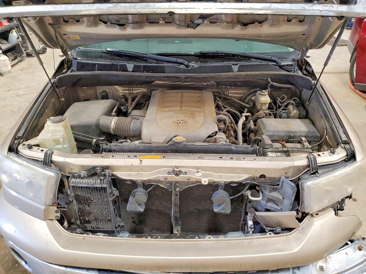 2008 Toyota Tundra Sr5 Tan vin: 5TFBV54138X070668