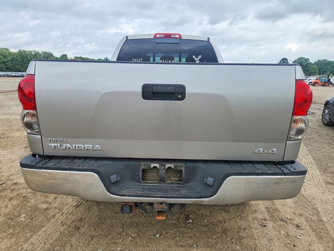 2007 Toyota Tundra Double Cab Sr5 Silver vin: 5TFBV54147X020750