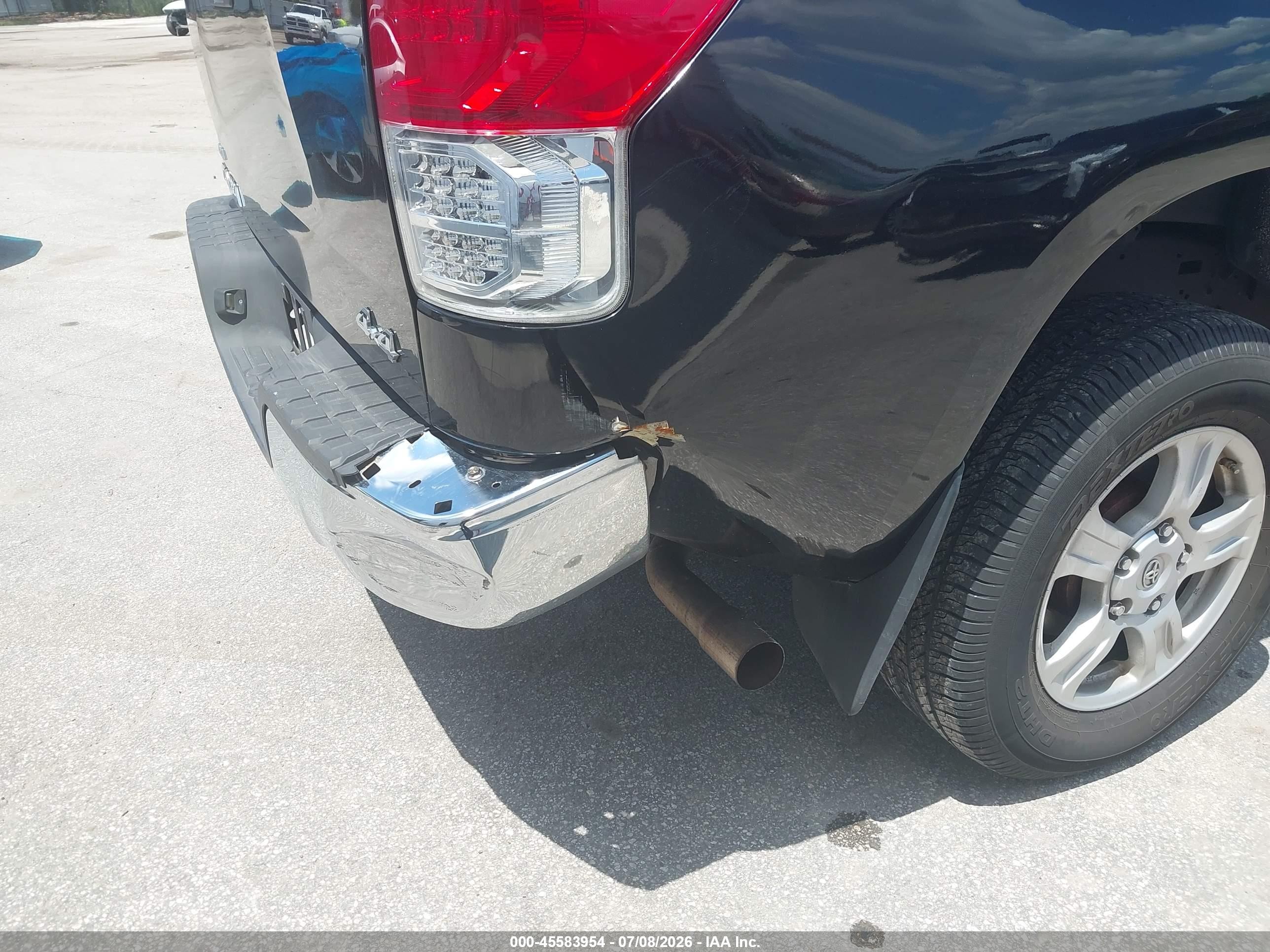 2007 Toyota Tundra Sr5 5.7l V8 Black vin: 5TFBV54147X021350