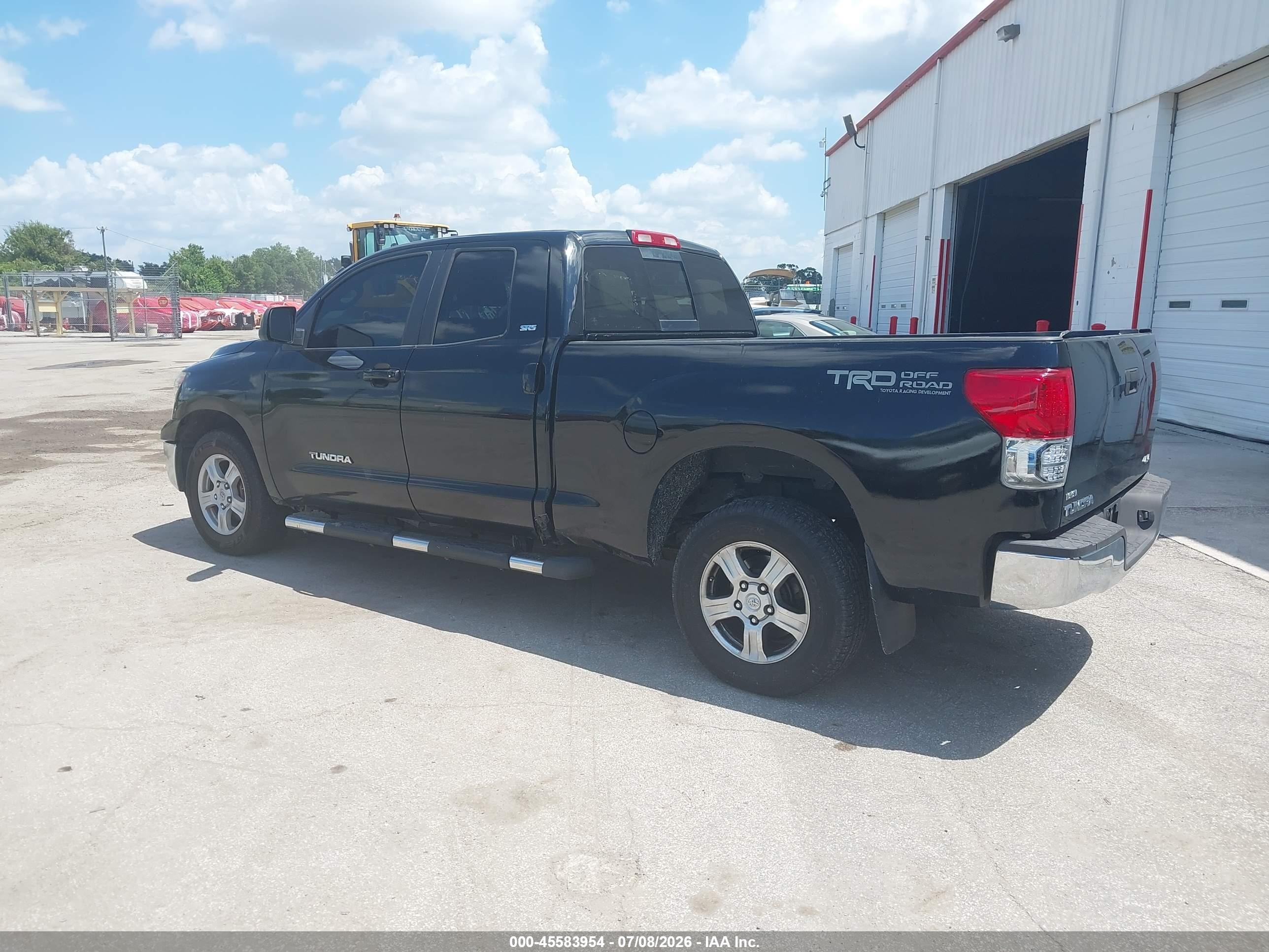 2007 Toyota Tundra Sr5 5.7l V8 Black vin: 5TFBV54147X021350