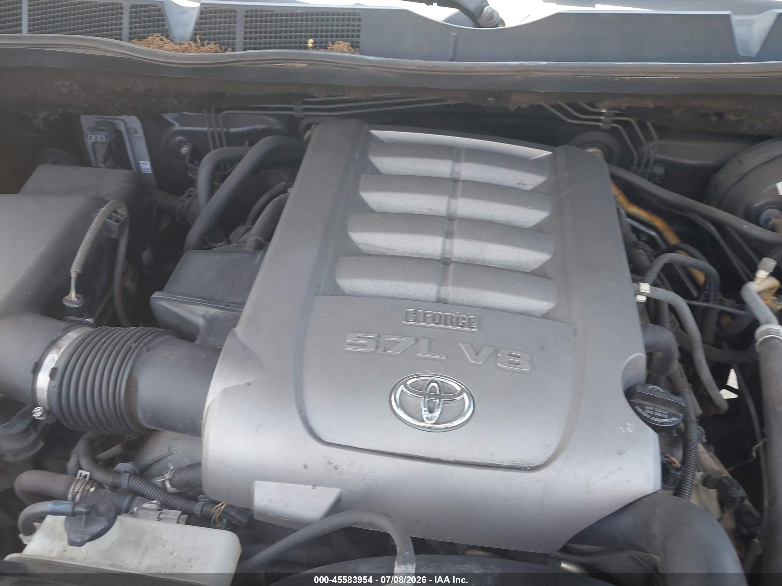 2007 Toyota Tundra Sr5 5.7l V8 Black vin: 5TFBV54147X021350