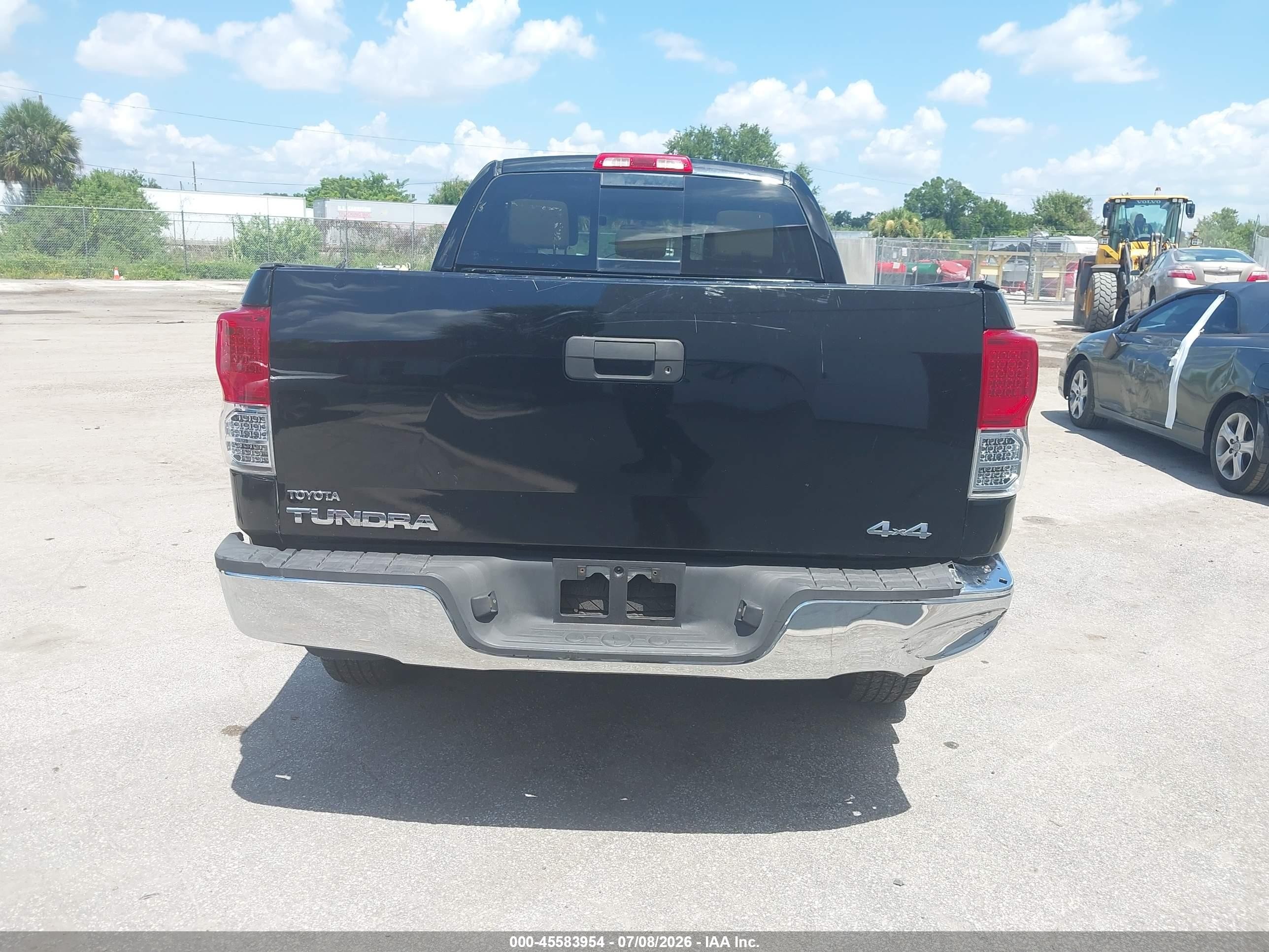 2007 Toyota Tundra Sr5 5.7l V8 Black vin: 5TFBV54147X021350