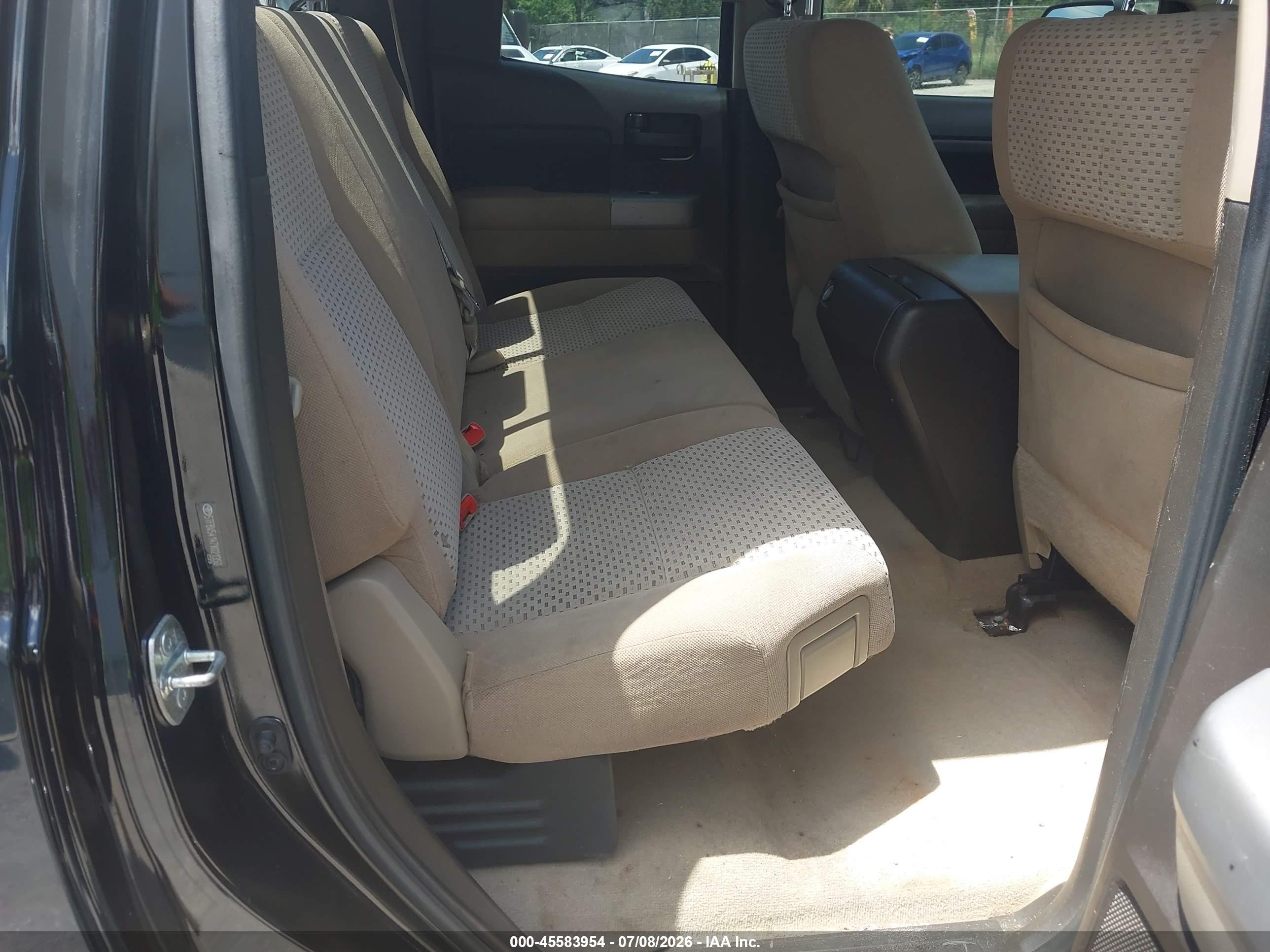 2007 Toyota Tundra Sr5 5.7l V8 Black vin: 5TFBV54147X021350