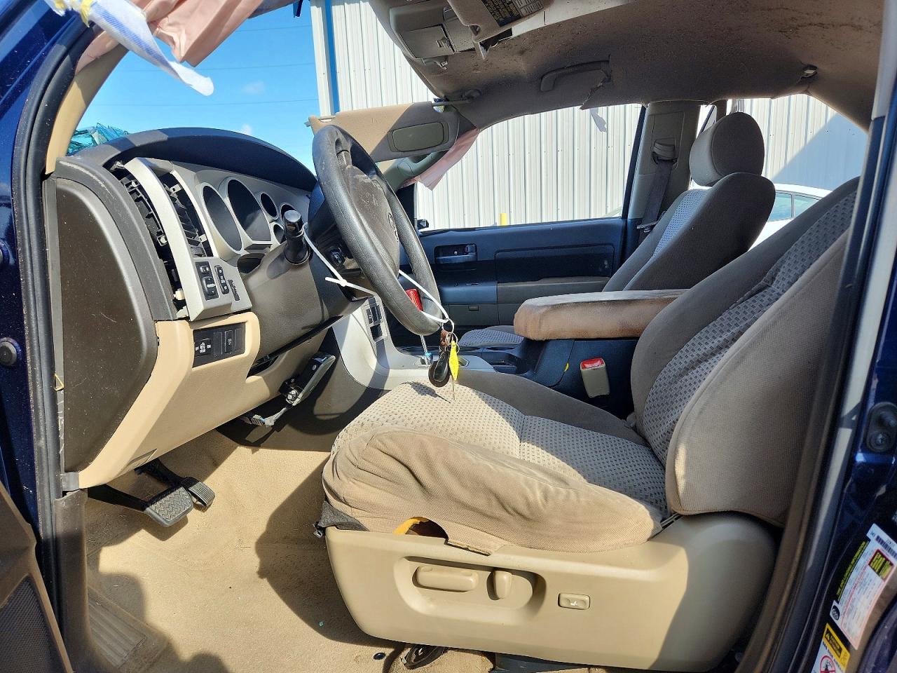2007 Toyota Tundra Sr5 Blue vin: 5TFBV54157X006677