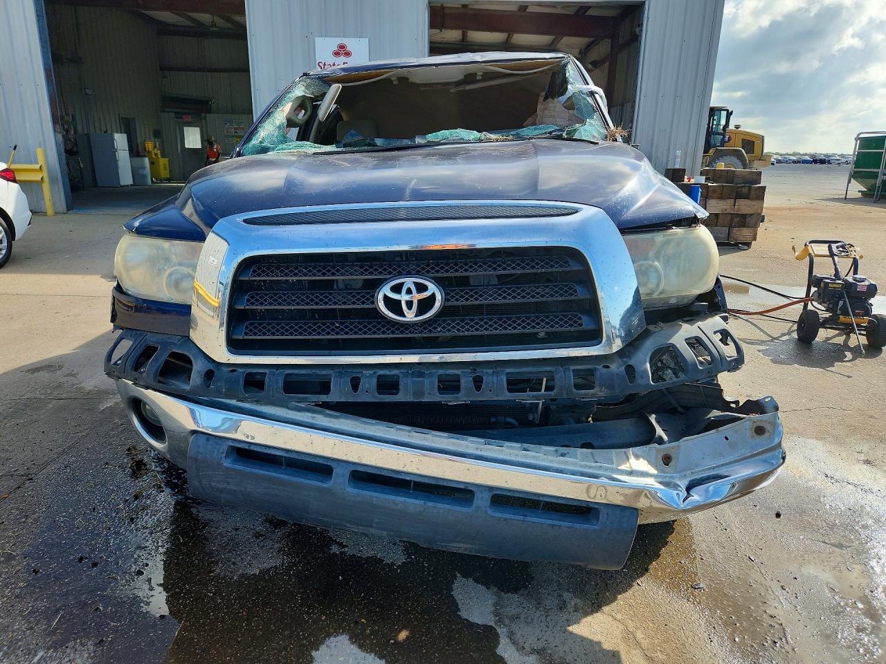 2007 Toyota Tundra Sr5 Blue vin: 5TFBV54157X006677
