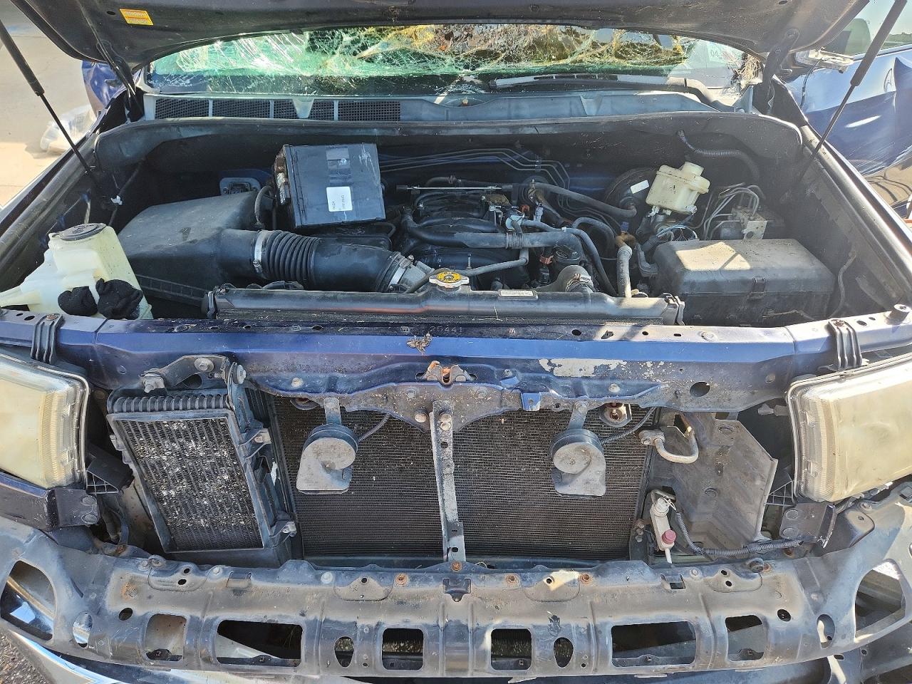 2007 Toyota Tundra Sr5 Blue vin: 5TFBV54157X006677