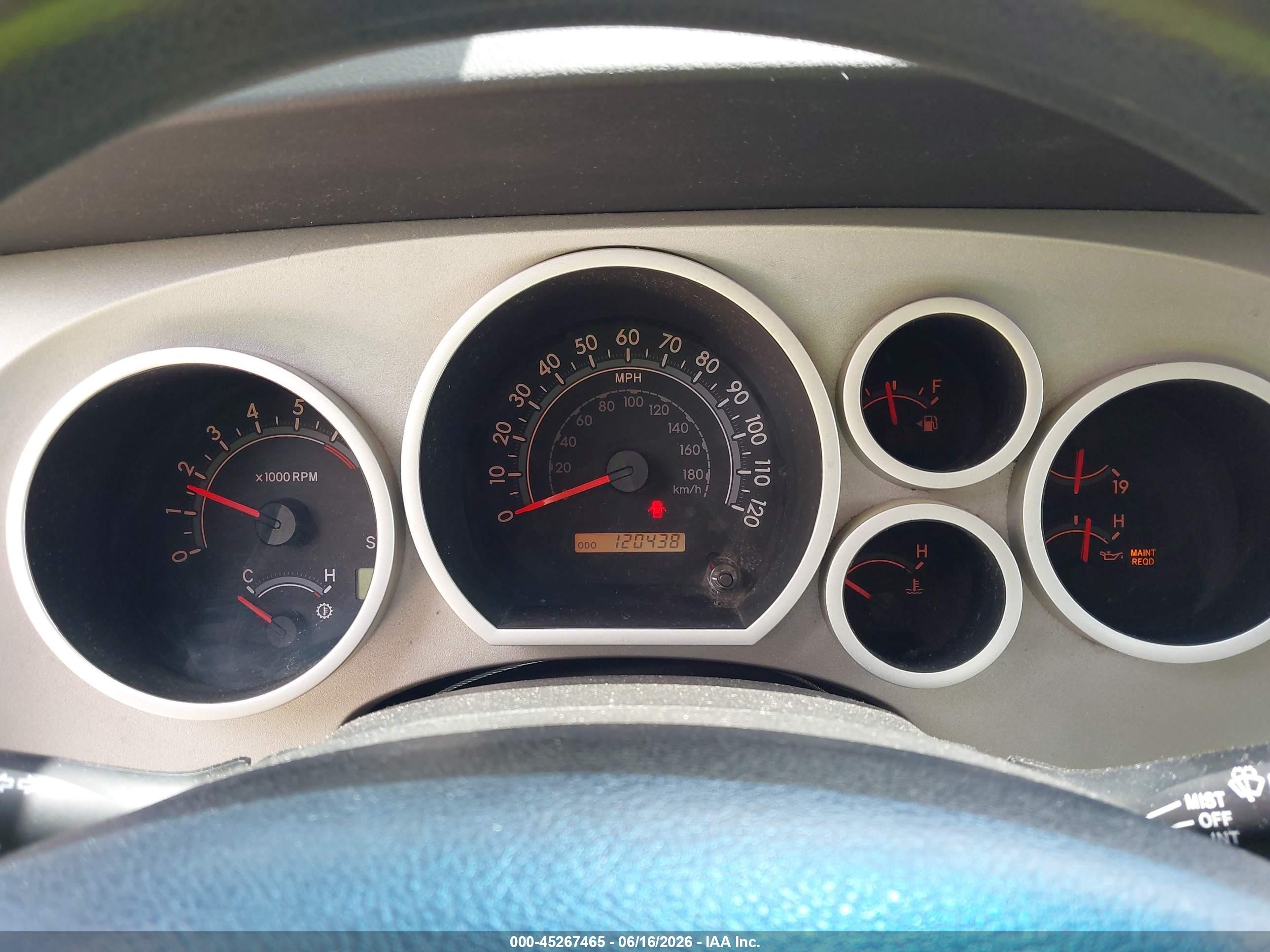 2007 Toyota Tundra Sr5 5.7l V8 Gray vin: 5TFBV54157X021714