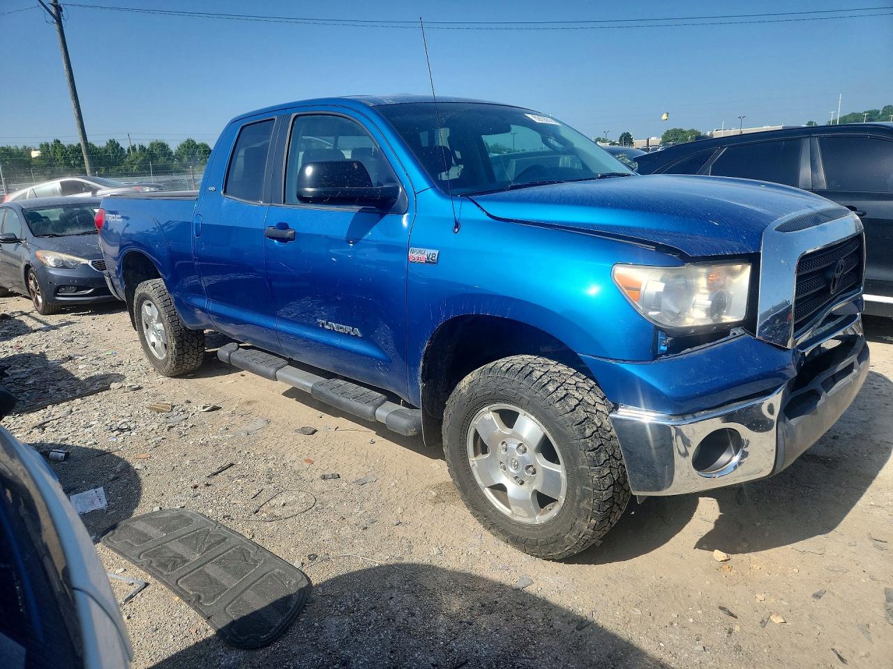 2008 Toyota Tundra Sr5 Синий vin: 5TFBV54158X069053