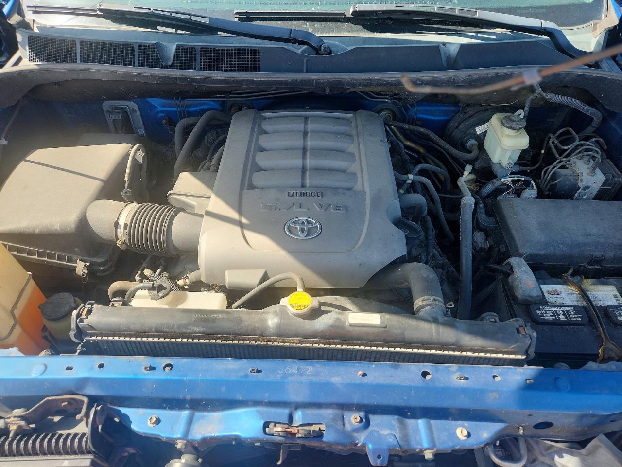 2008 Toyota Tundra Sr5 Синий vin: 5TFBV54158X069053