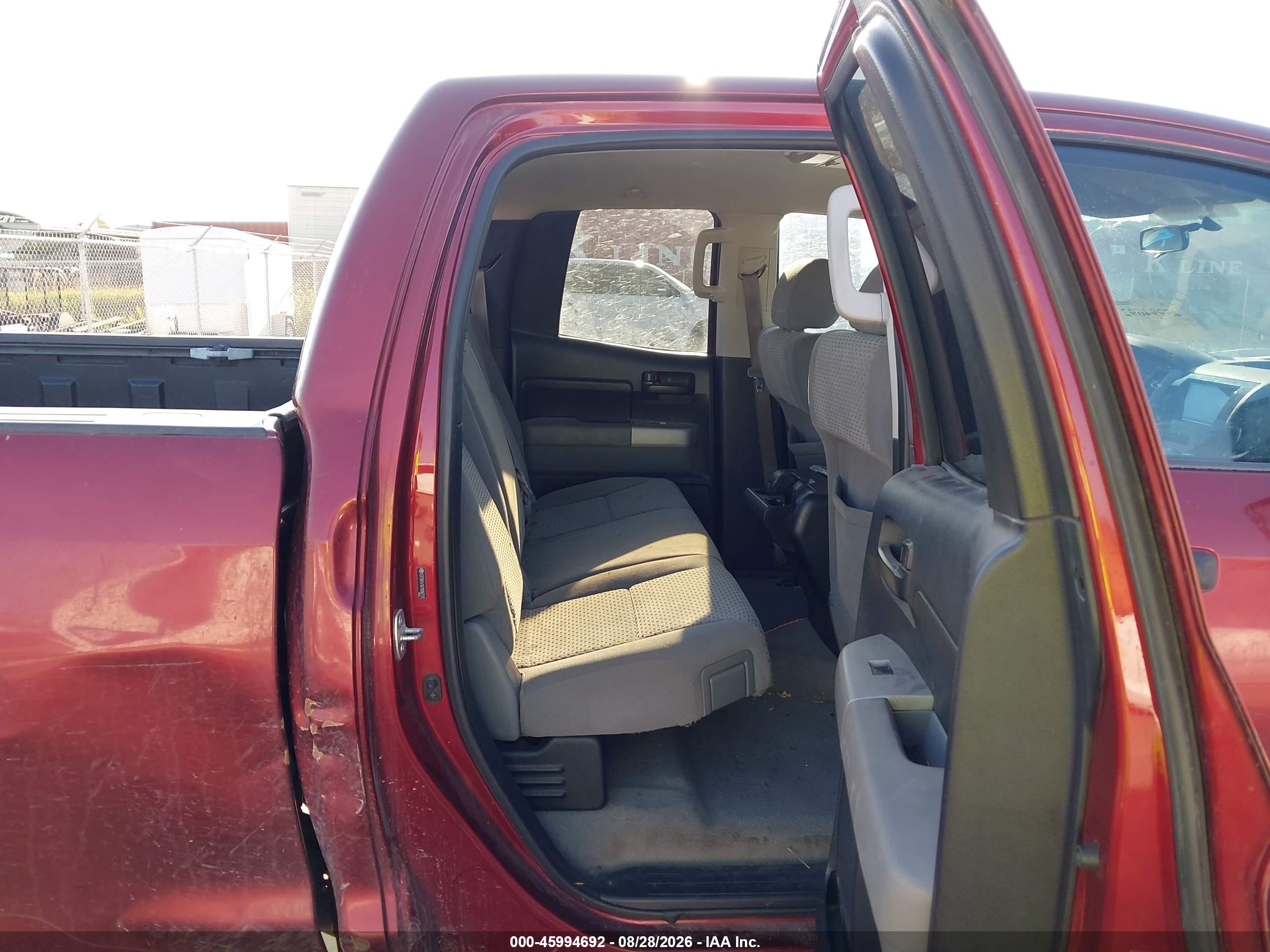 2007 Toyota Tundra Sr5 5.7l V8 Maroon vin: 5TFBV54167X006770