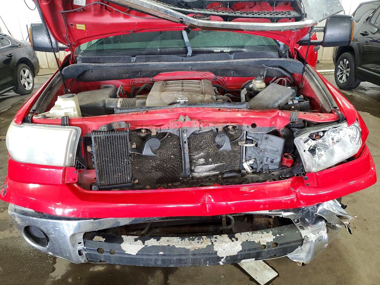 2007 Toyota Tundra Sr5 Red vin: 5TFBV54167X014593
