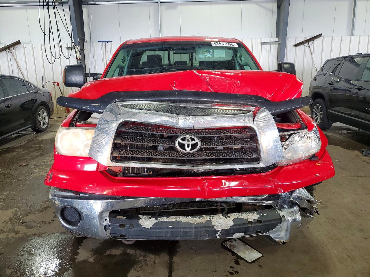 2007 Toyota Tundra Sr5 Red vin: 5TFBV54167X014593