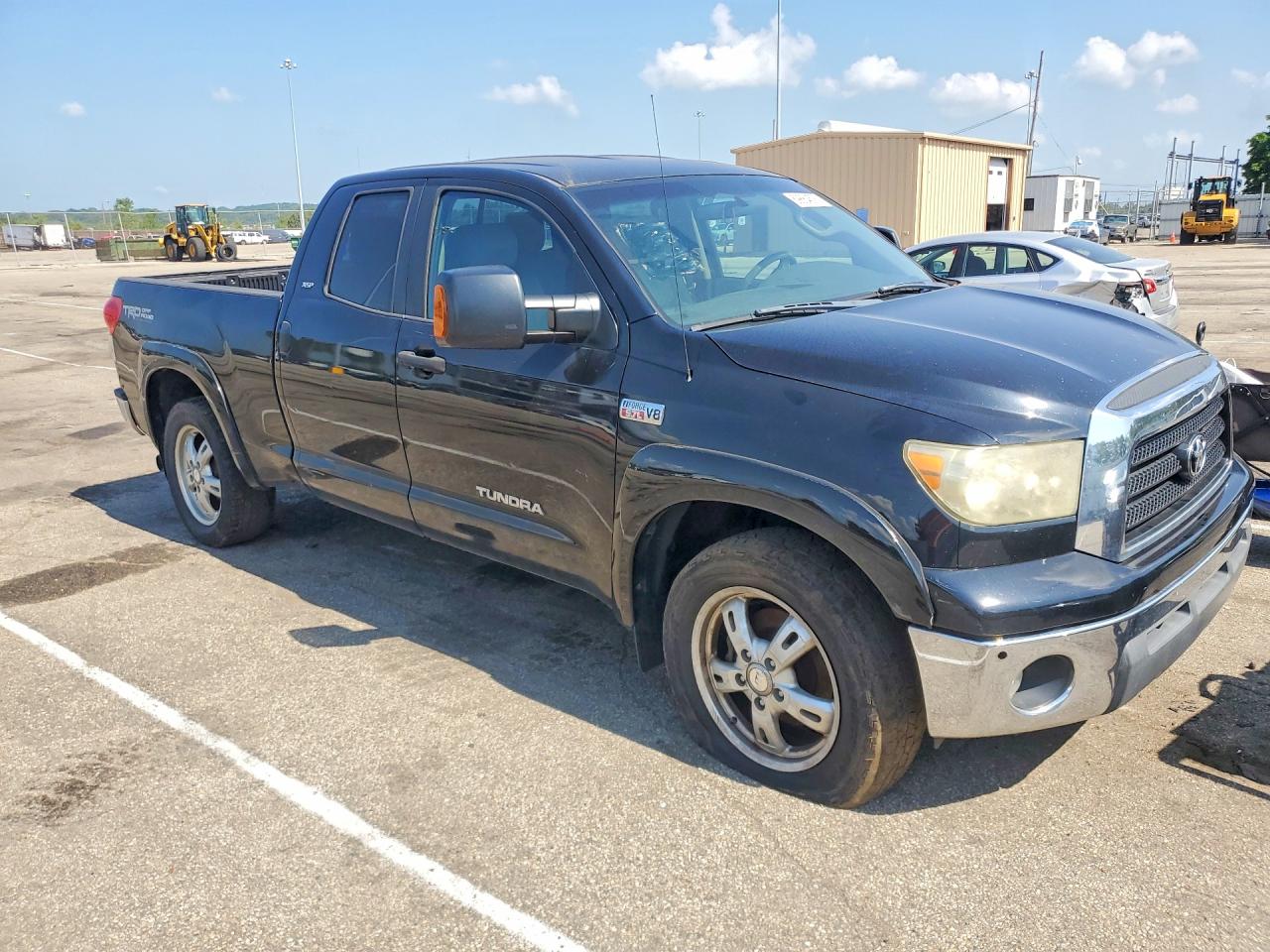 2007 Toyota Tundra Double Cab Sr5 Black vin: 5TFBV54167X016103