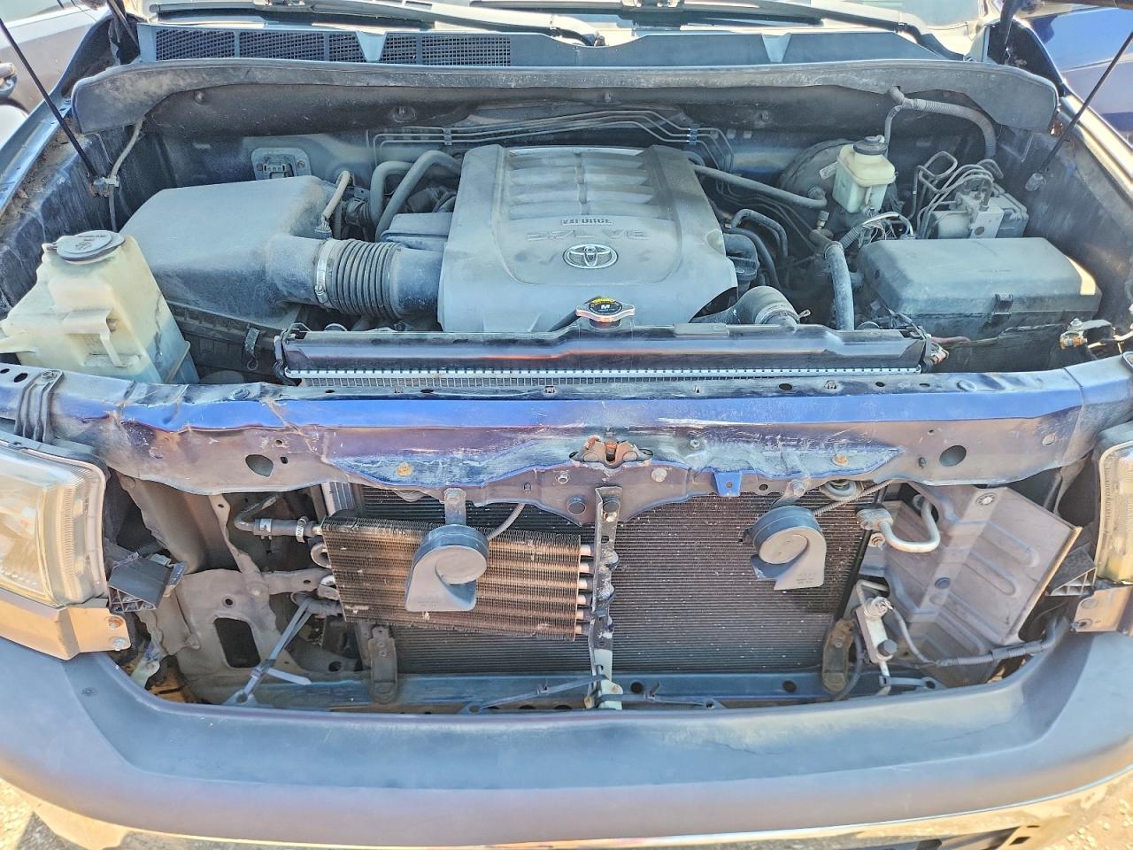 2007 Toyota Tundra Double Cab Sr5 Blue vin: 5TFBV54167X032365