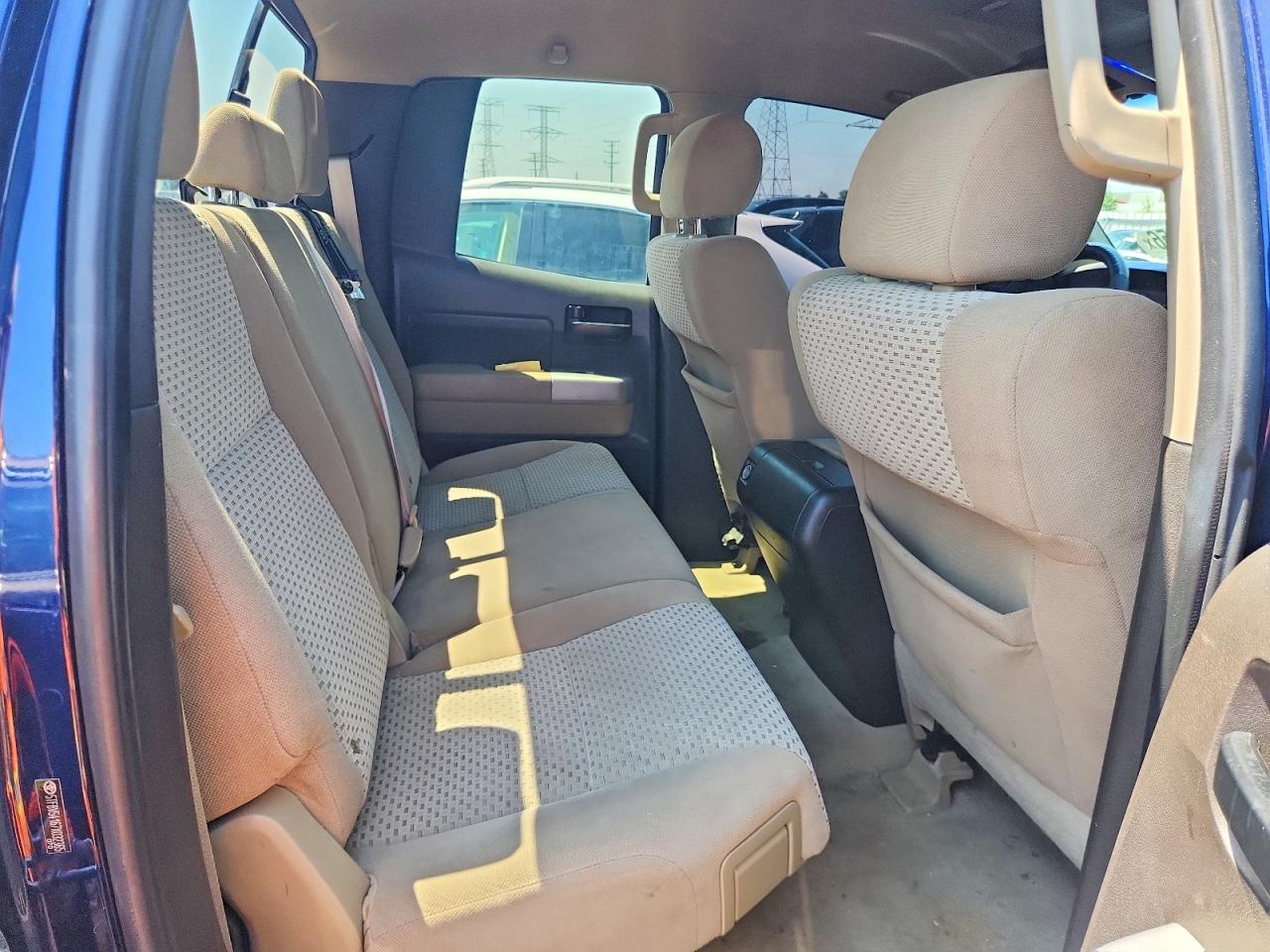2007 Toyota Tundra Double Cab Sr5 Blue vin: 5TFBV54167X032365