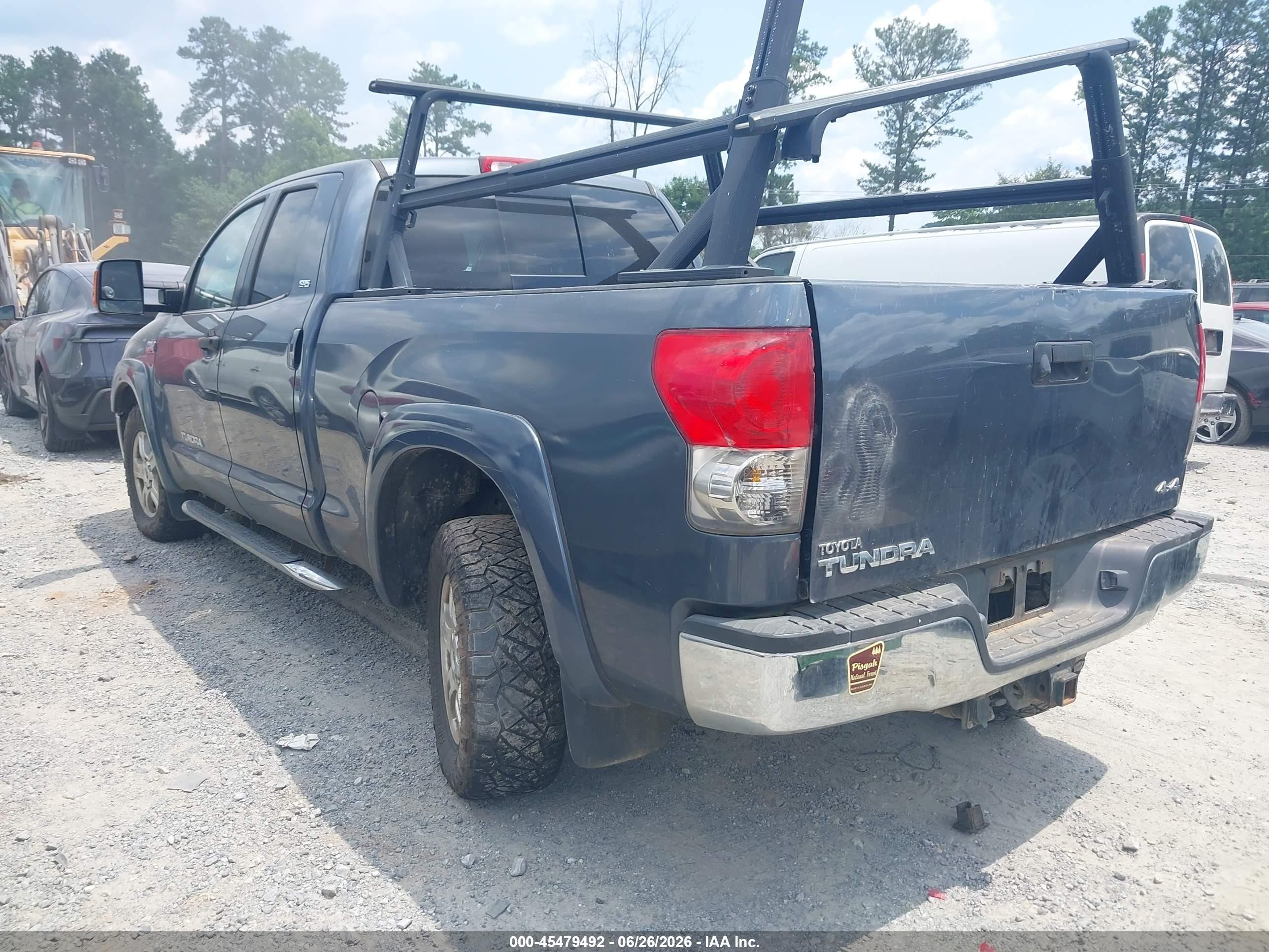 2008 Toyota Tundra Sr5 5.7l V8 Gray vin: 5TFBV54168X044792