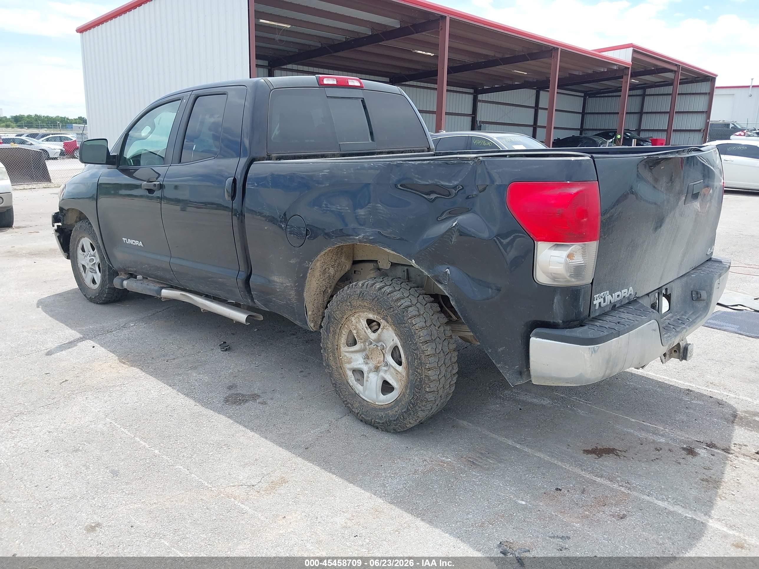 2008 Toyota Tundra Base 5.7l V8 Black vin: 5TFBV54168X047076