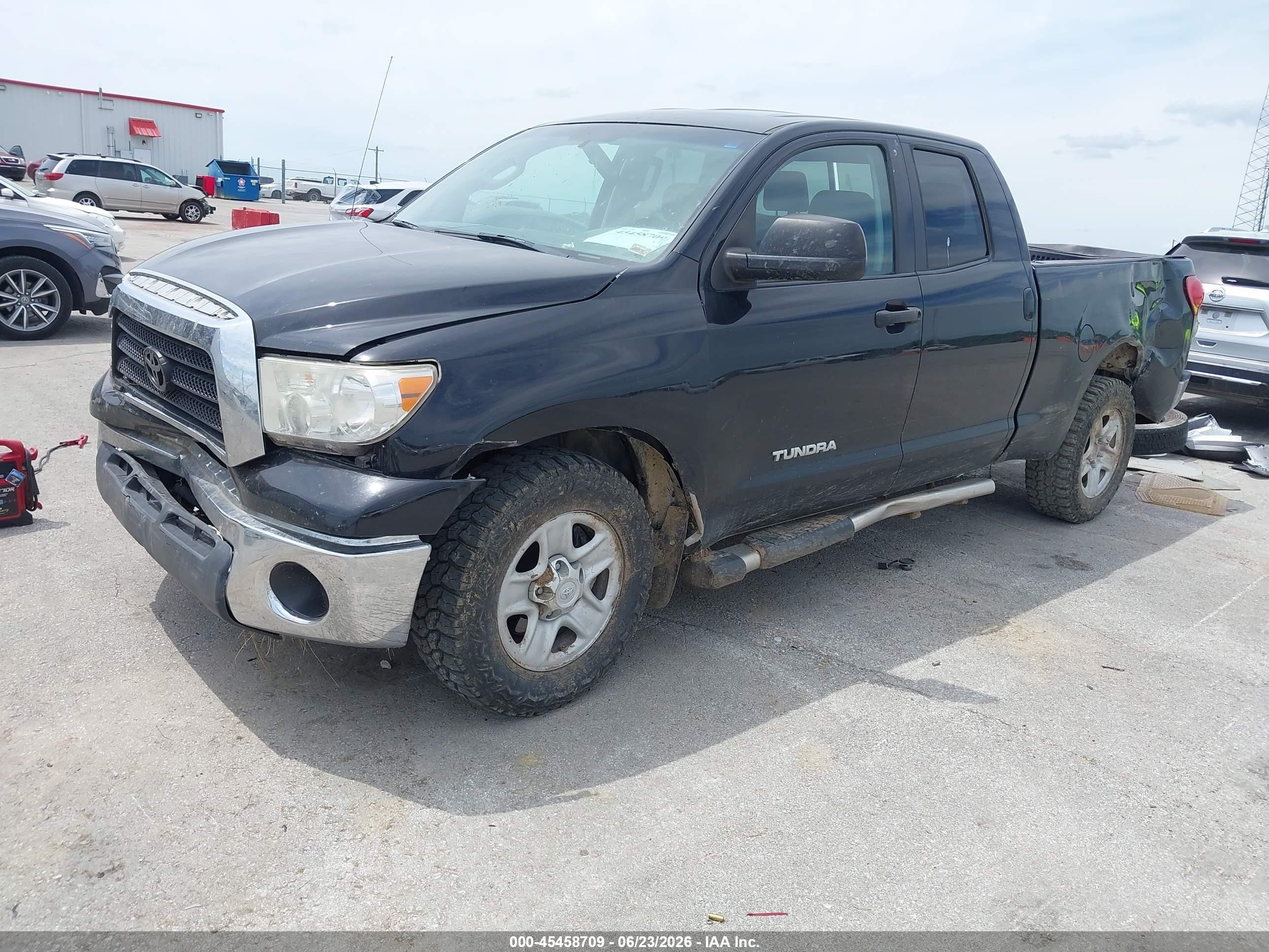2008 Toyota Tundra Base 5.7l V8 Black vin: 5TFBV54168X047076