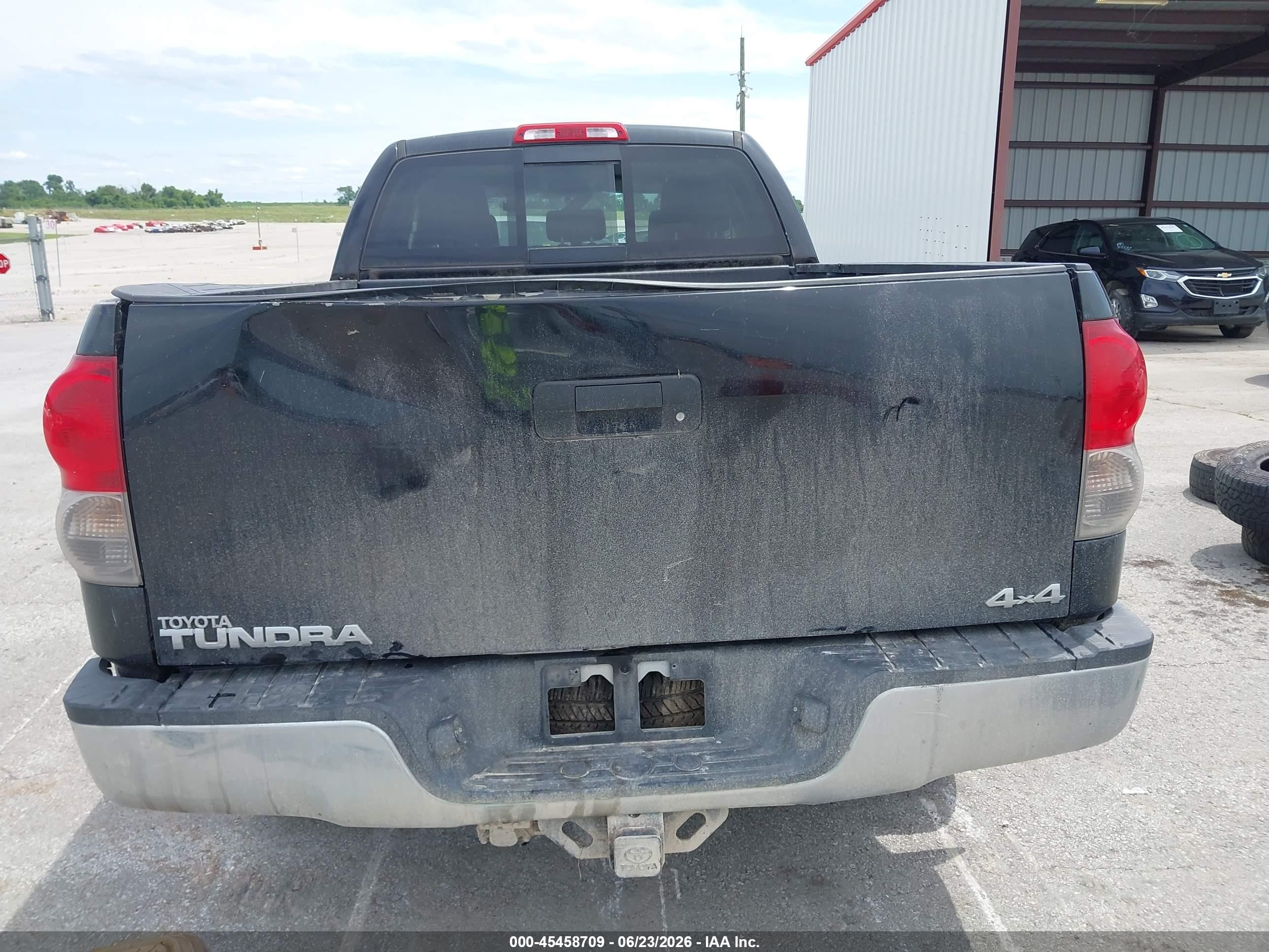 2008 Toyota Tundra Base 5.7l V8 Black vin: 5TFBV54168X047076