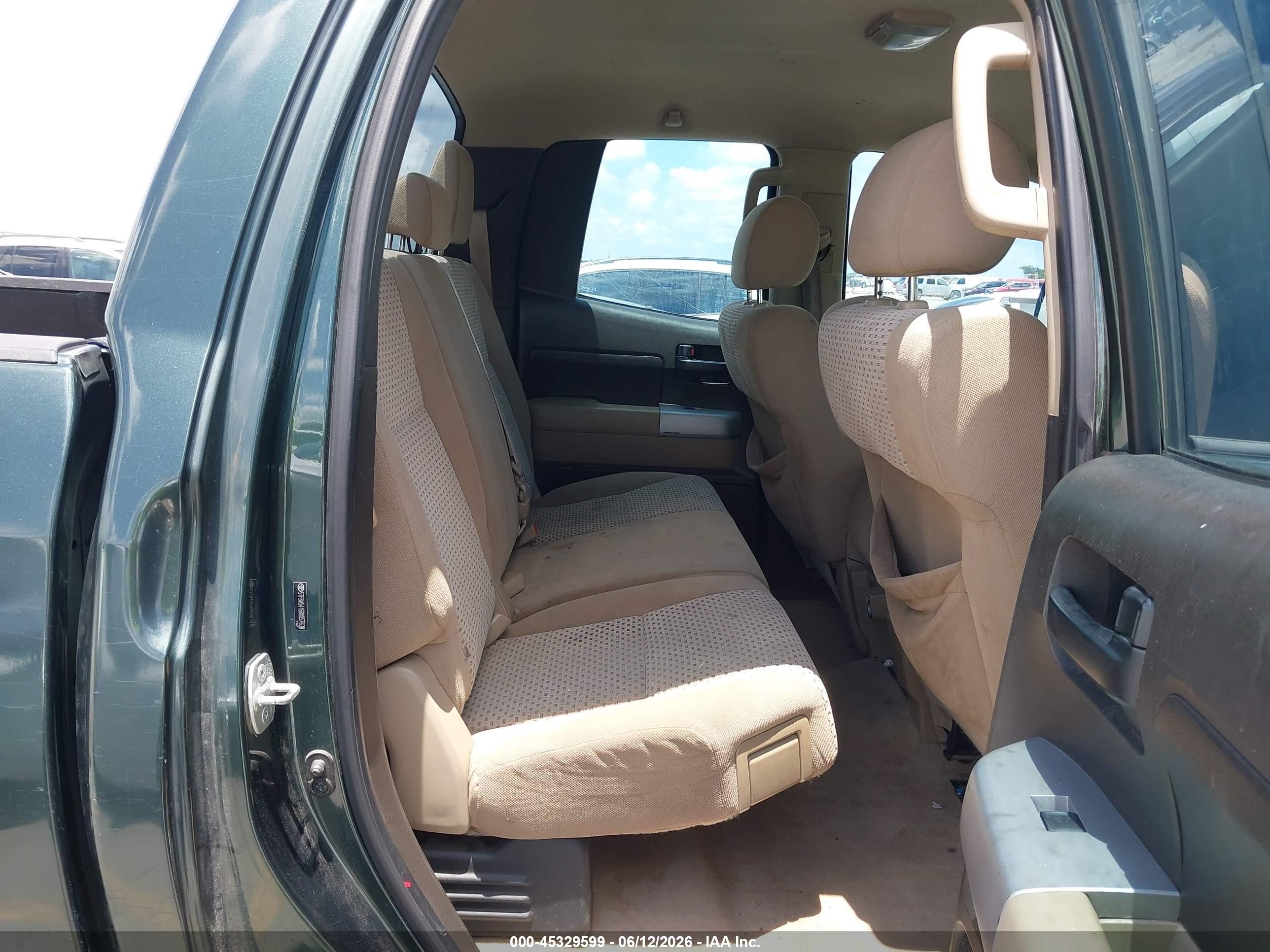 2008 Toyota Tundra Base 5.7l V8 Green vin: 5TFBV54168X057638