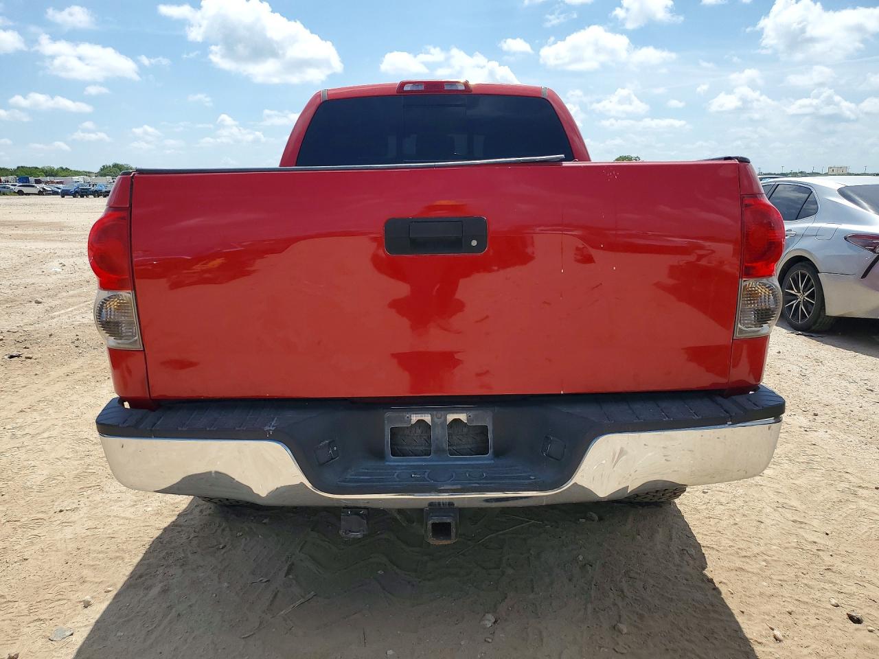 2007 Toyota Tundra Double Cab Sr5 Красный vin: 5TFBV54177X012206