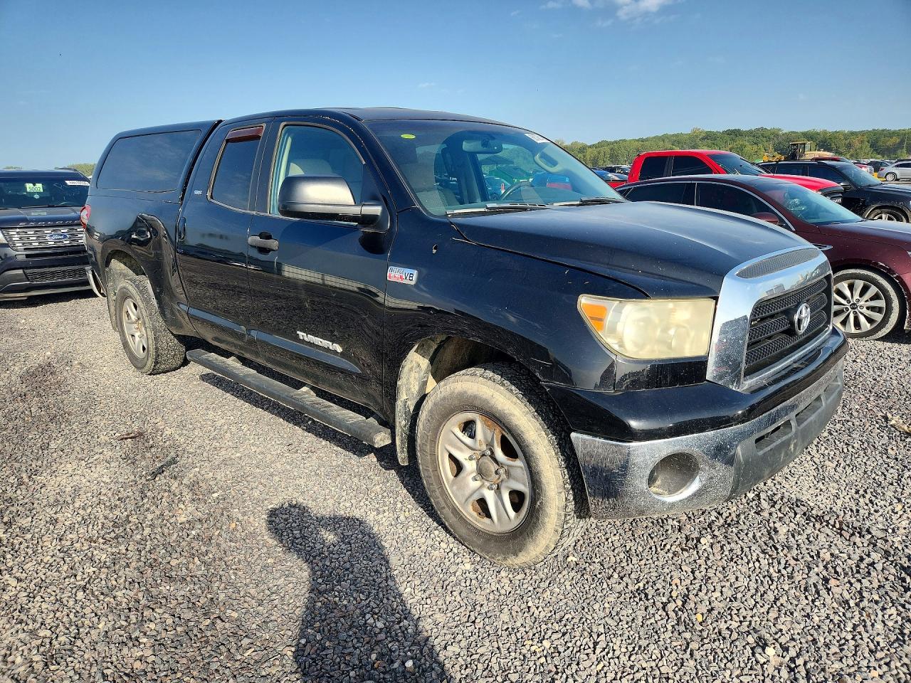 2007 Toyota Tundra Sr5 Black vin: 5TFBV54177X021438