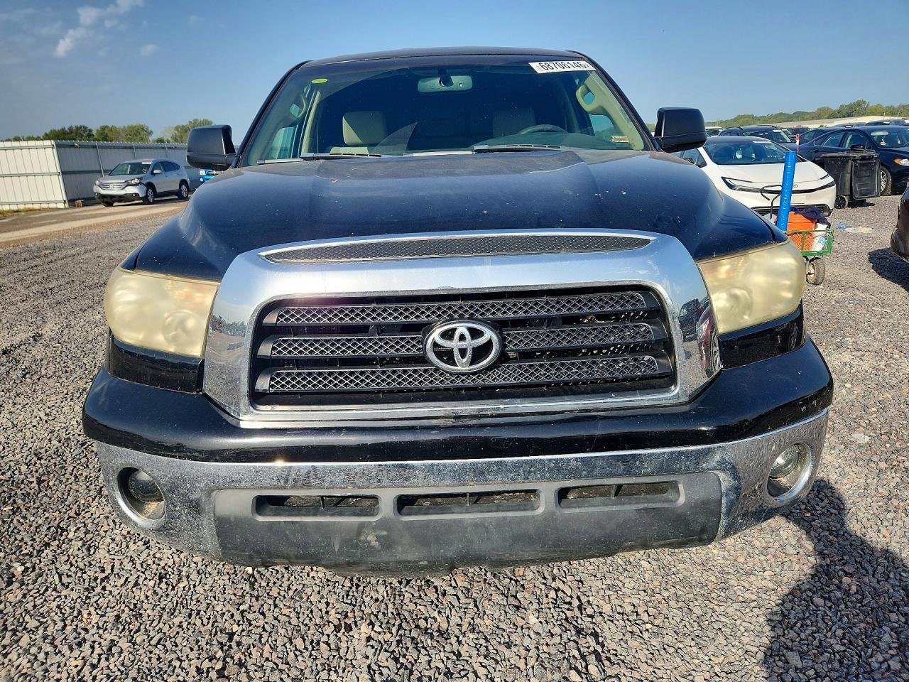 2007 Toyota Tundra Sr5 Black vin: 5TFBV54177X021438