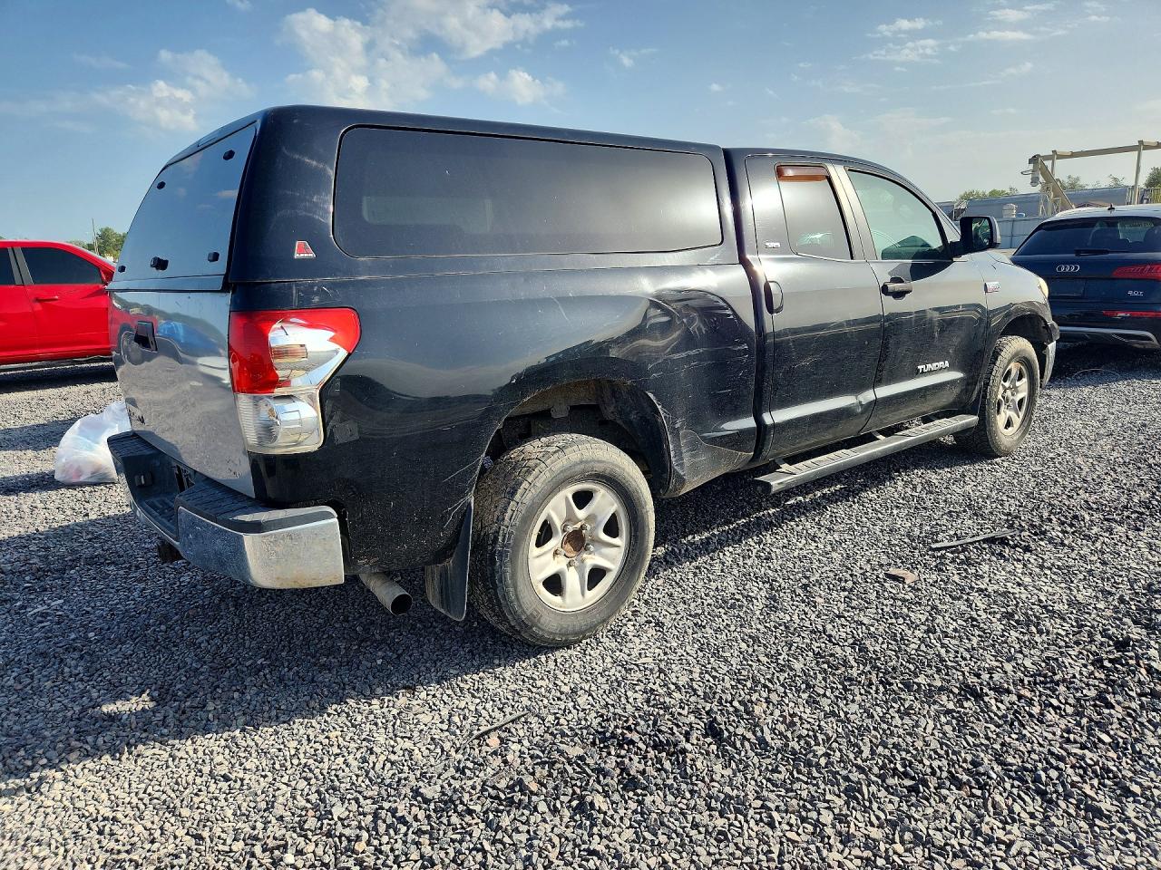 2007 Toyota Tundra Sr5 Black vin: 5TFBV54177X021438