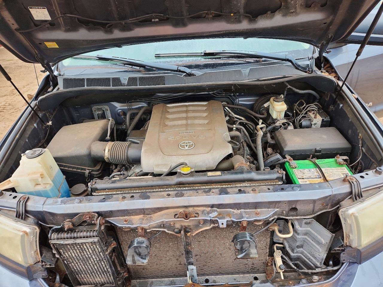 2007 Toyota Tundra Серый vin: 5TFBV54177X023951