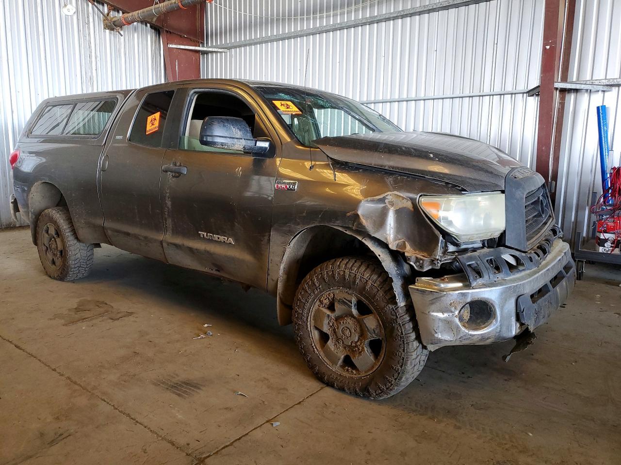 2008 Toyota Tundra Sr5 Серый vin: 5TFBV54178X033154
