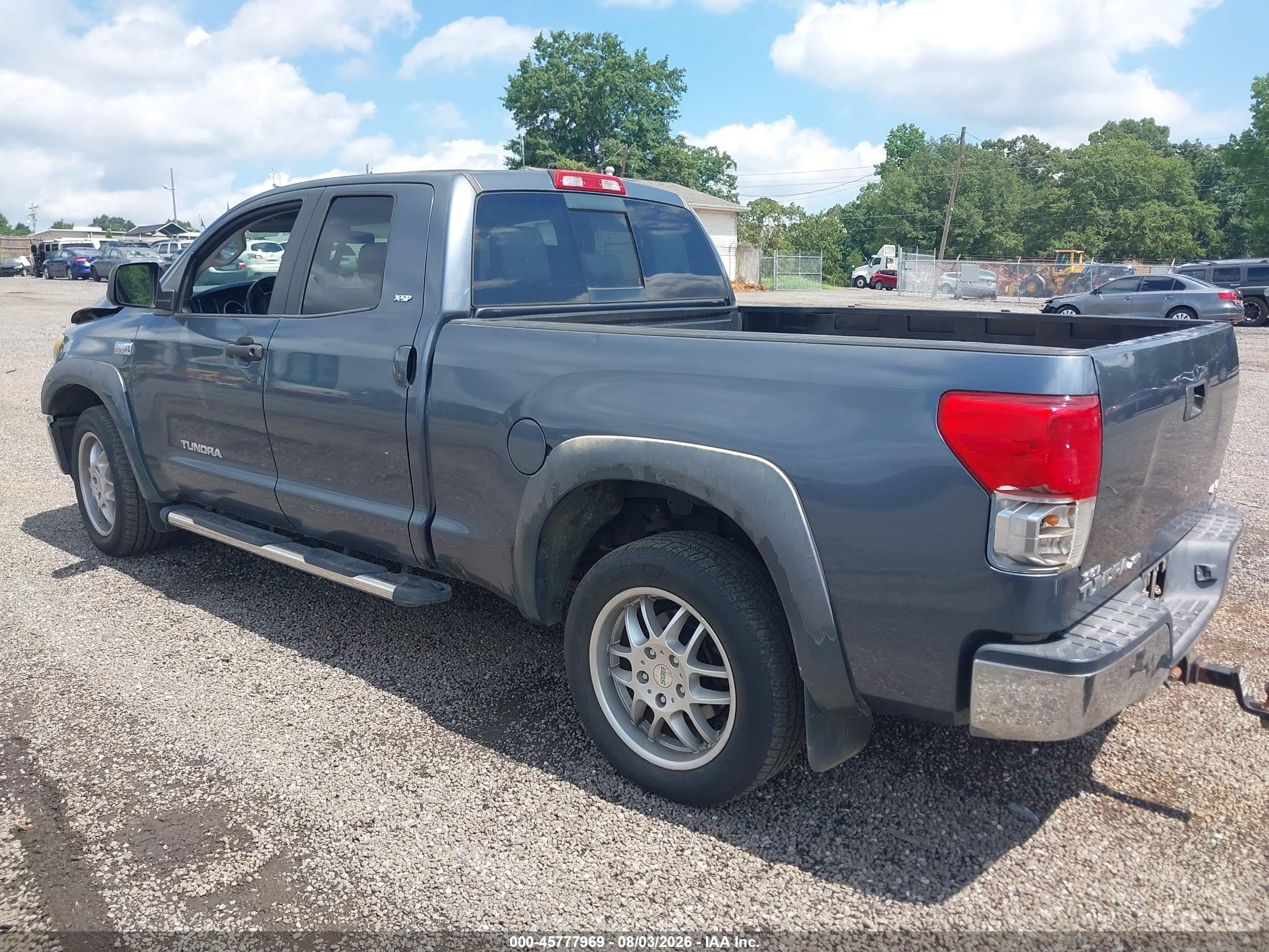 2008 Toyota Tundra Sr5 5.7l V8 Blue vin: 5TFBV54178X040427