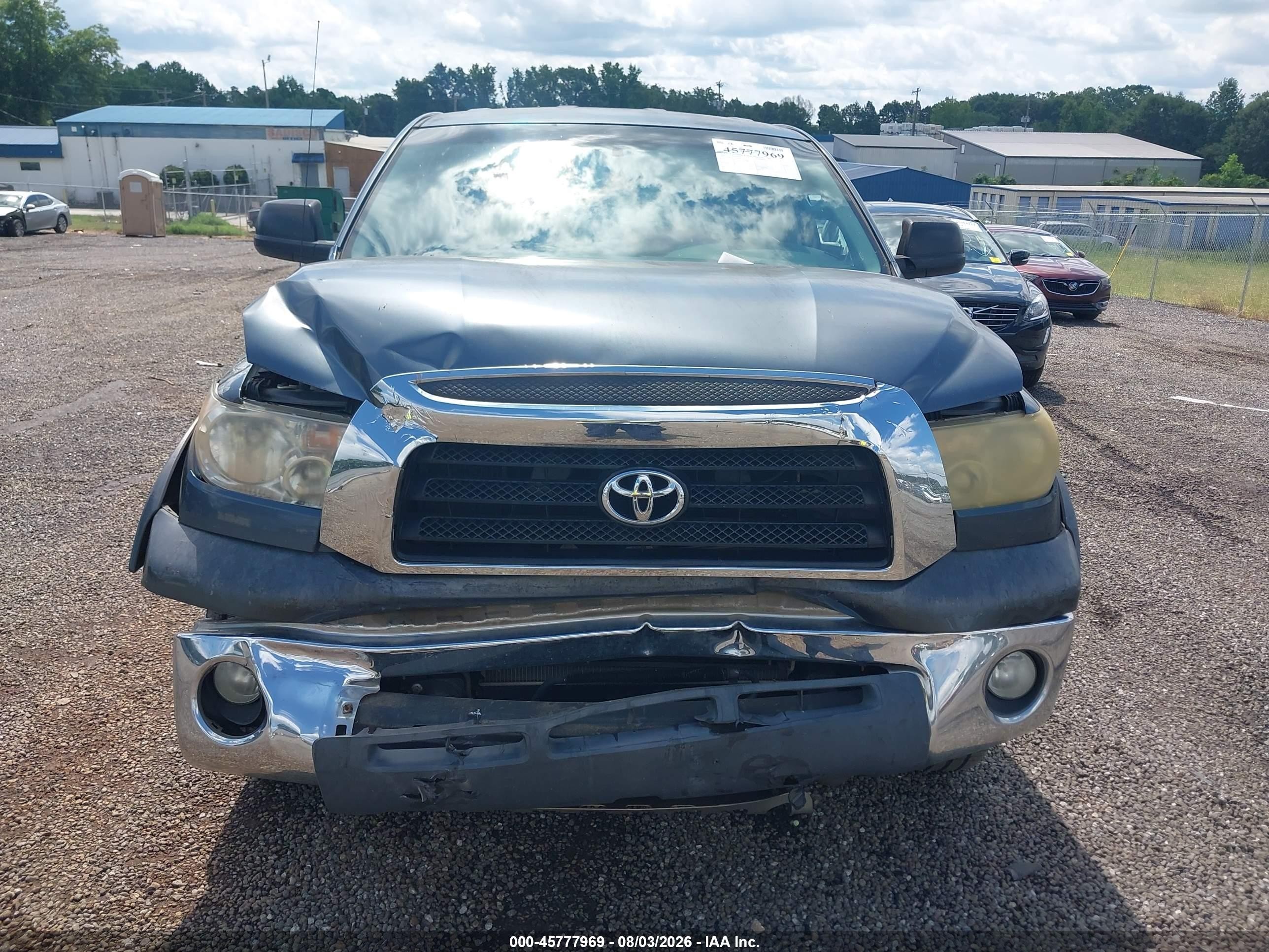 2008 Toyota Tundra Sr5 5.7l V8 Blue vin: 5TFBV54178X040427