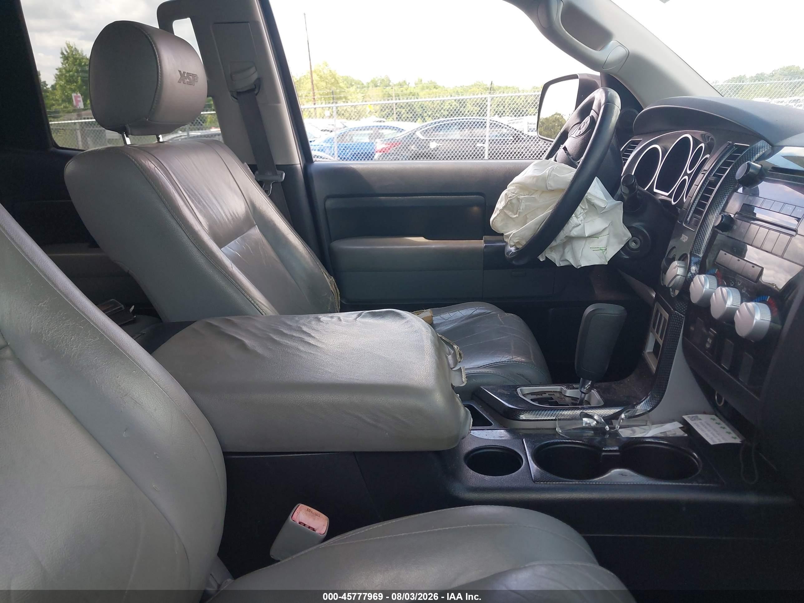 2008 Toyota Tundra Sr5 5.7l V8 Blue vin: 5TFBV54178X040427