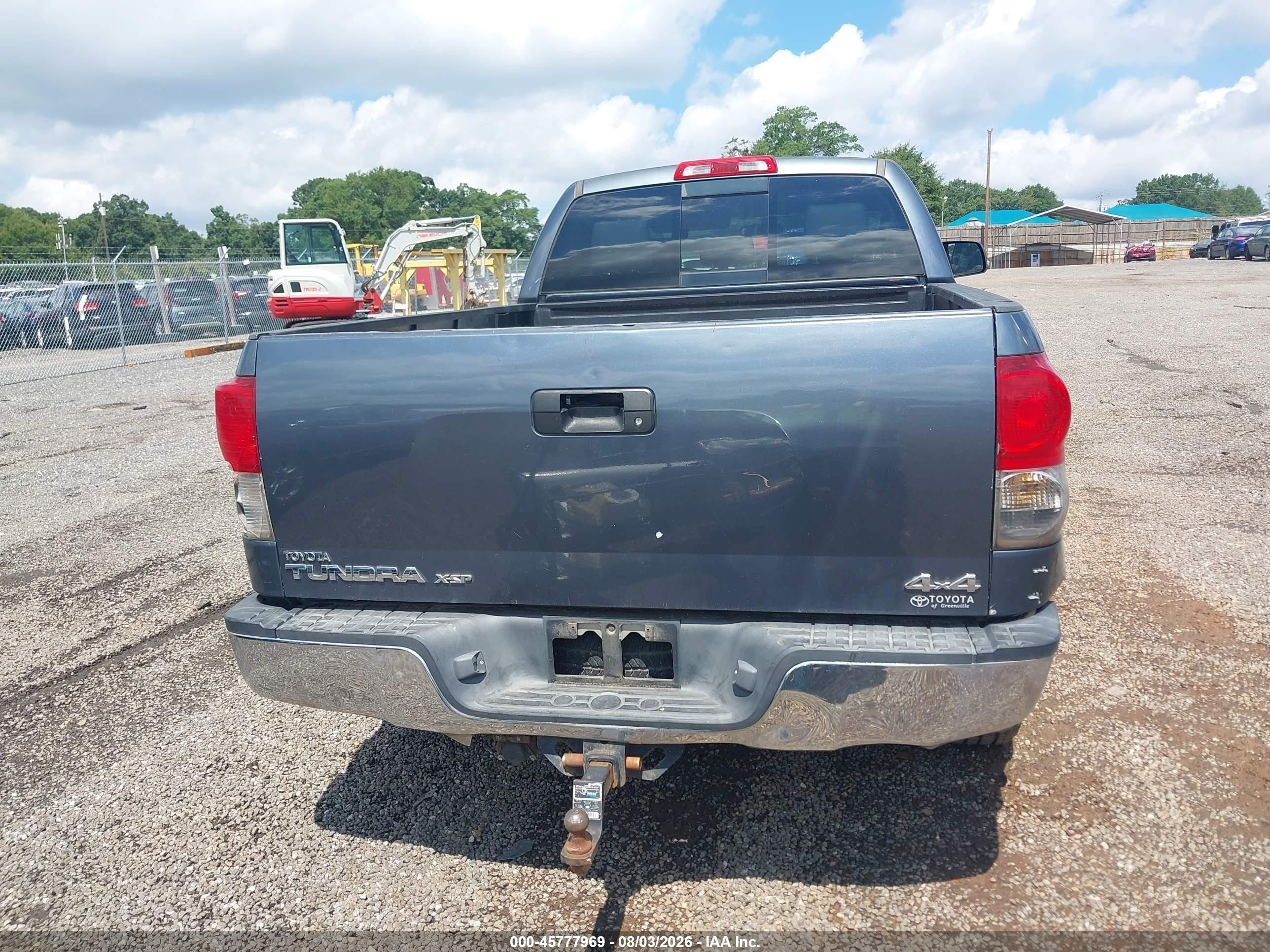 2008 Toyota Tundra Sr5 5.7l V8 Blue vin: 5TFBV54178X040427