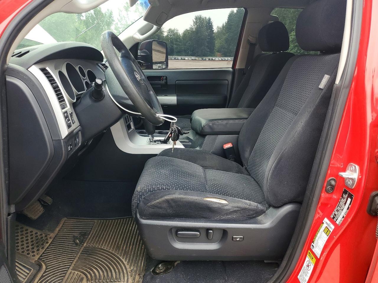 2007 Toyota Tundra Double Cab Sr5 Красный vin: 5TFBV54187X020637