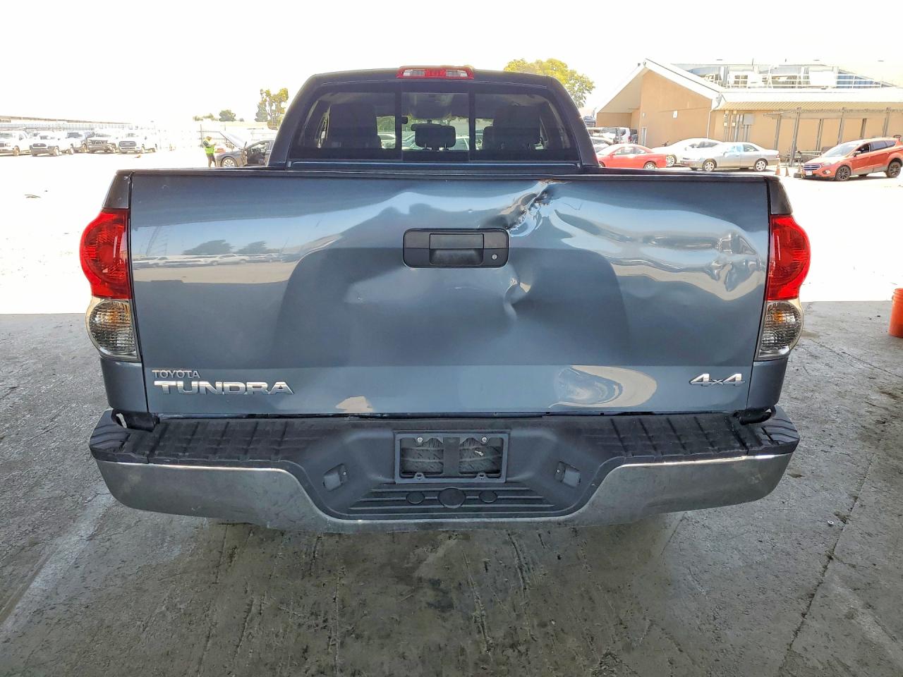 2008 Toyota Tundra Sr5 Gray vin: 5TFBV54188X056779
