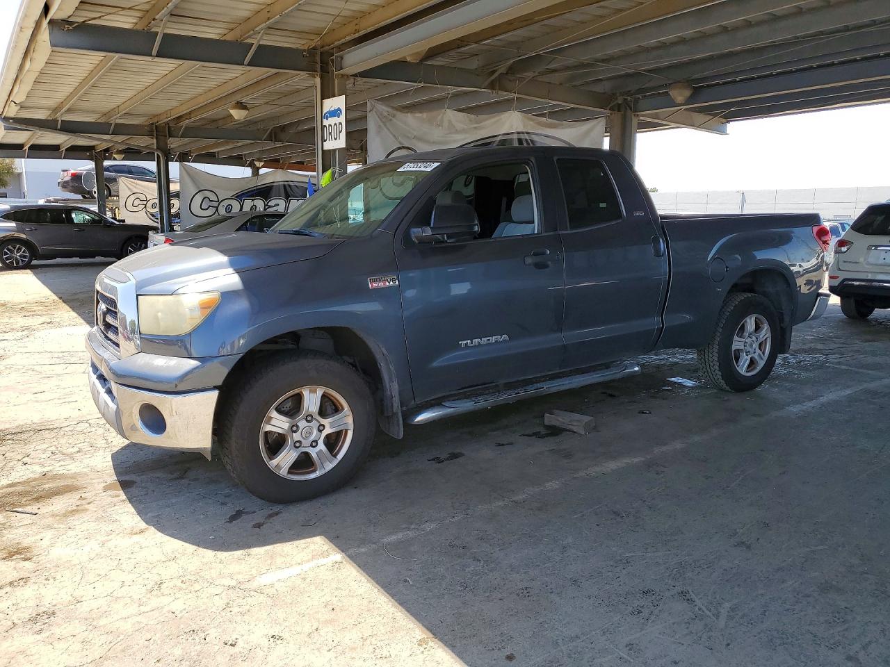 2008 Toyota Tundra Sr5 Gray vin: 5TFBV54188X056779
