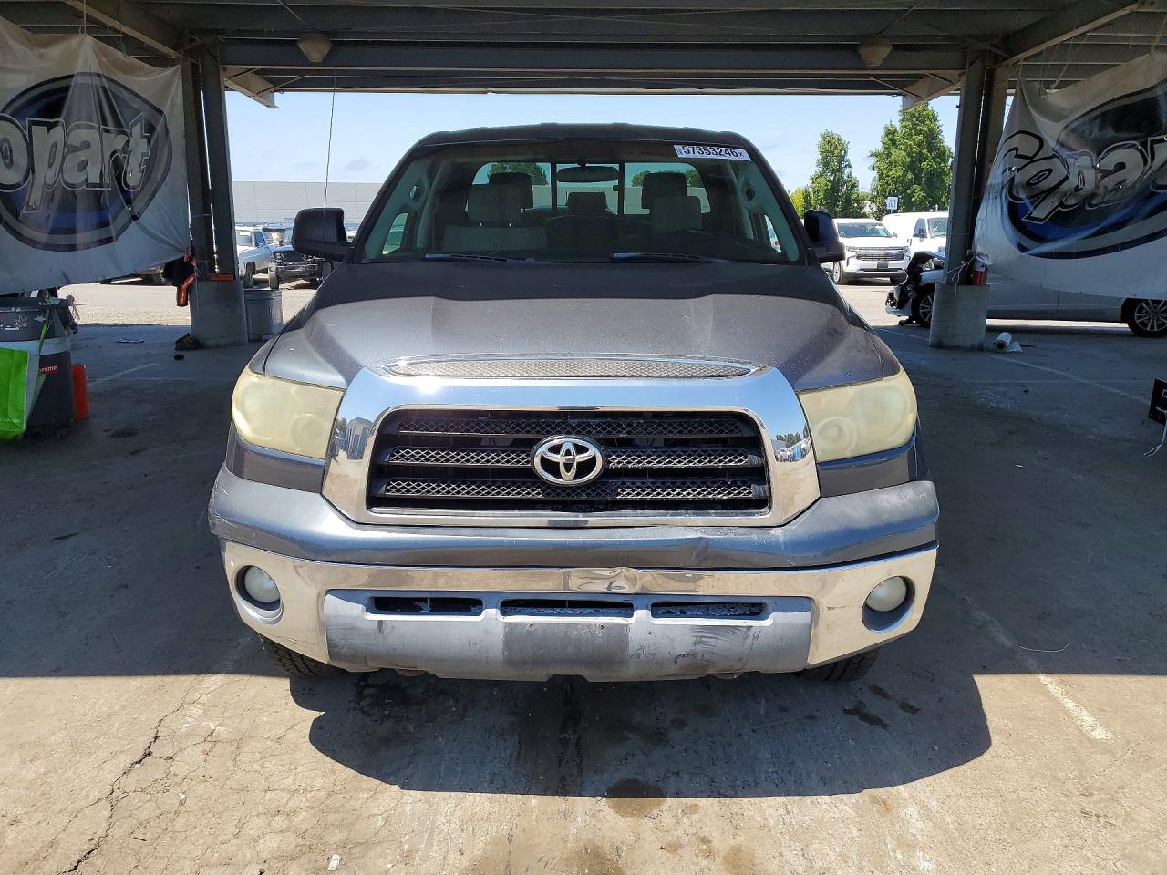 2008 Toyota Tundra Sr5 Gray vin: 5TFBV54188X056779