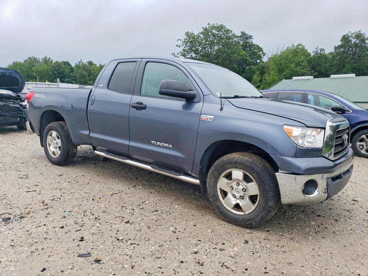 2008 Toyota Tundra Sr5 Blue vin: 5TFBV54188X066700