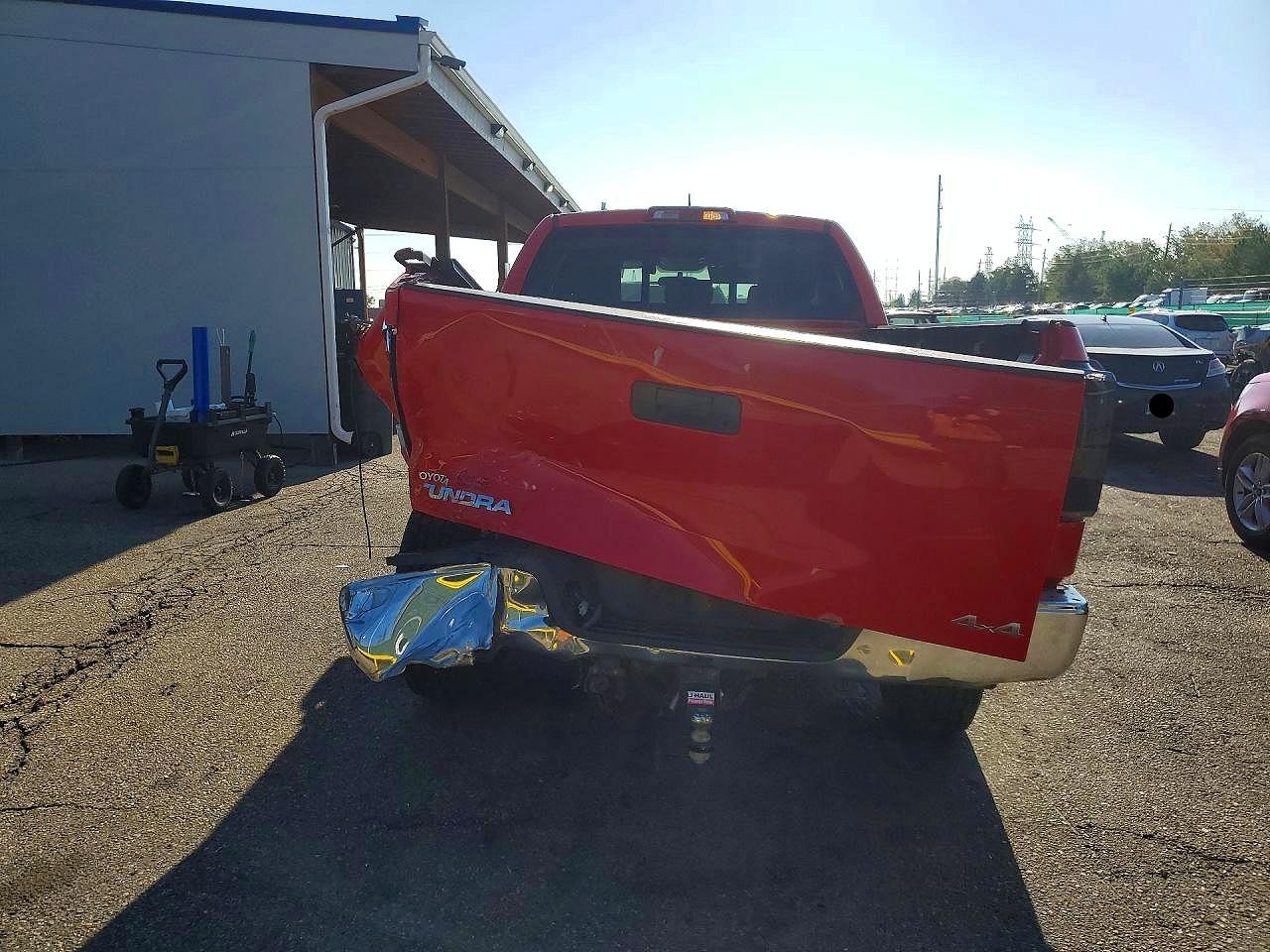 2008 Toyota Tundra Grade Red vin: 5TFBV54198X050604