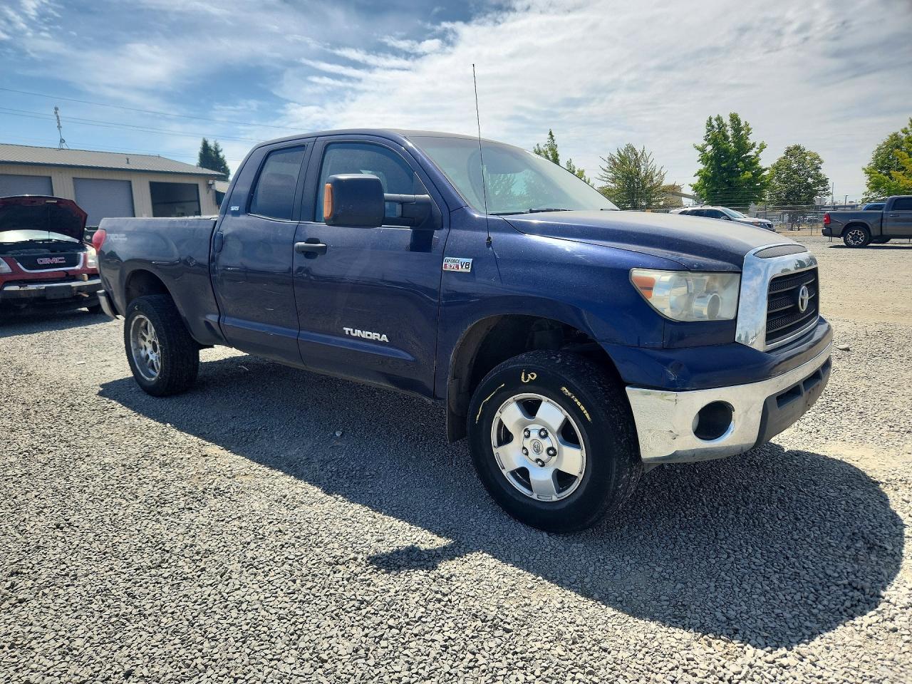 2008 Toyota Tundra Sr5 Blue vin: 5TFBV541X8X034816