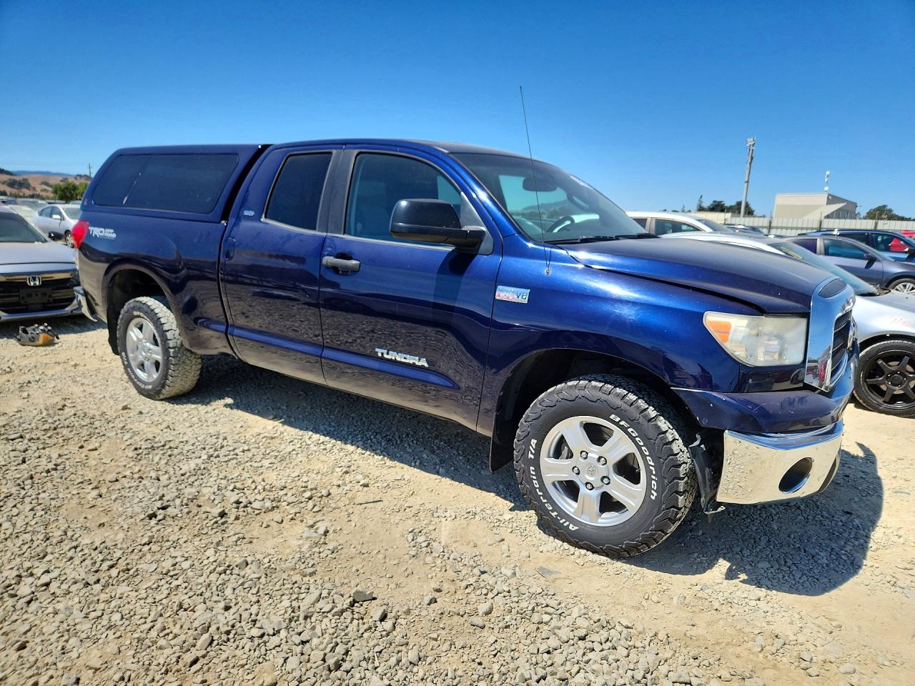 2008 Toyota Tundra Sr5 Blue vin: 5TFBV541X8X062048