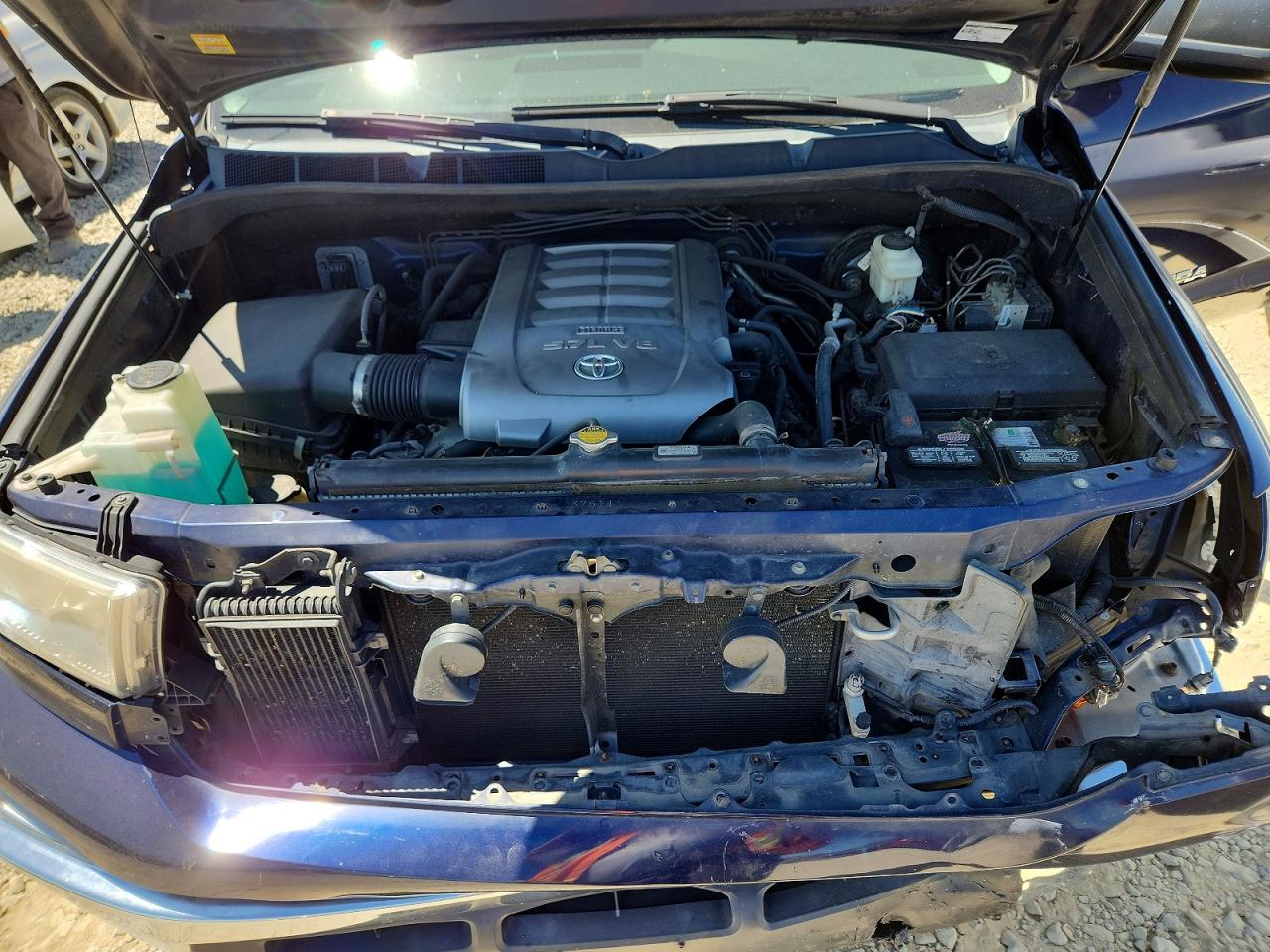 2008 Toyota Tundra Sr5 Blue vin: 5TFBV541X8X062048