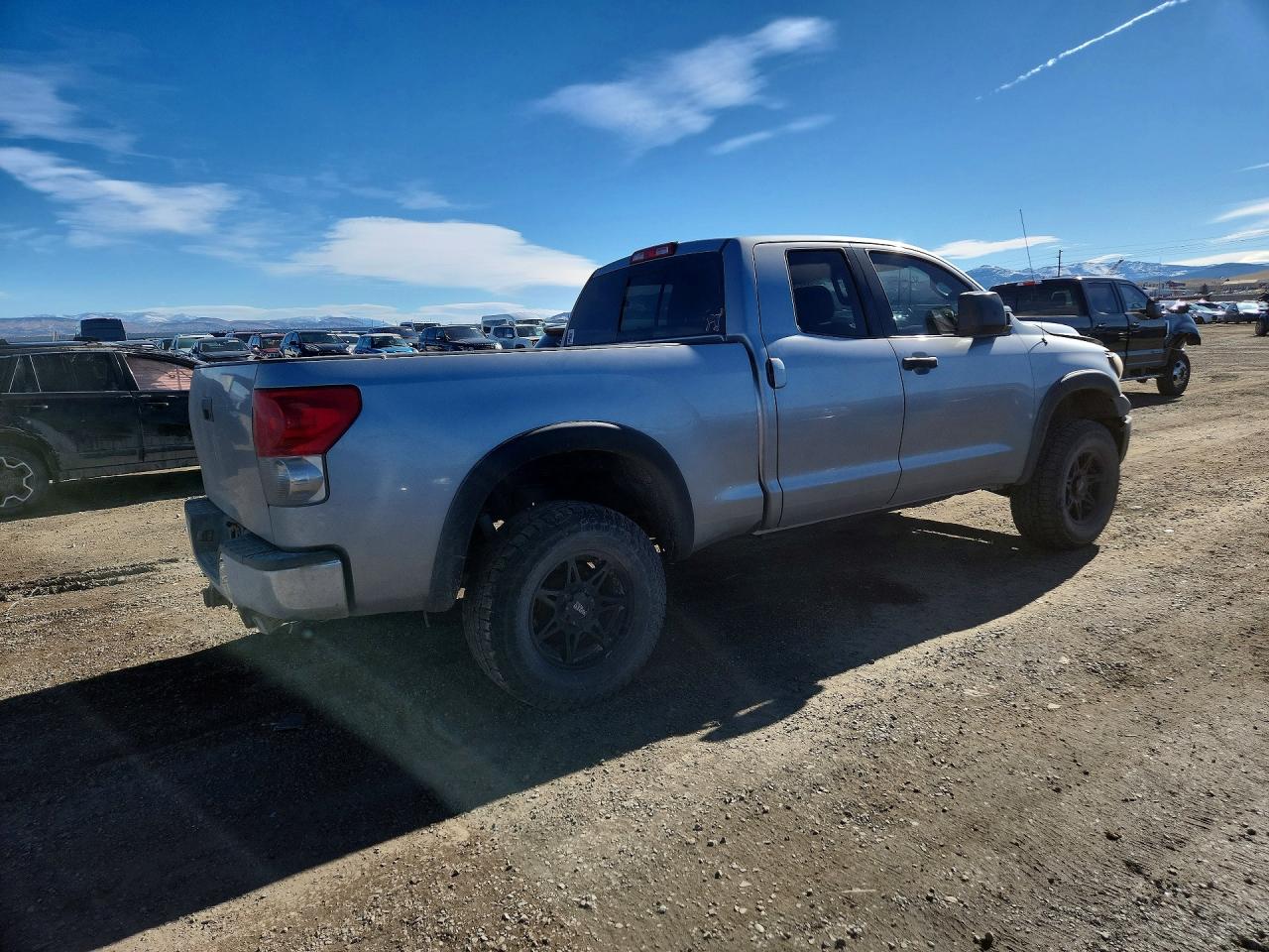 2008 Toyota Tundra Sr5 Silver vin: 5TFBV541X8X080789