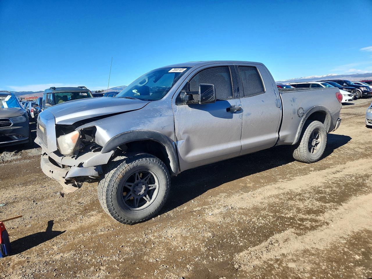 2008 Toyota Tundra Sr5 Silver vin: 5TFBV541X8X080789