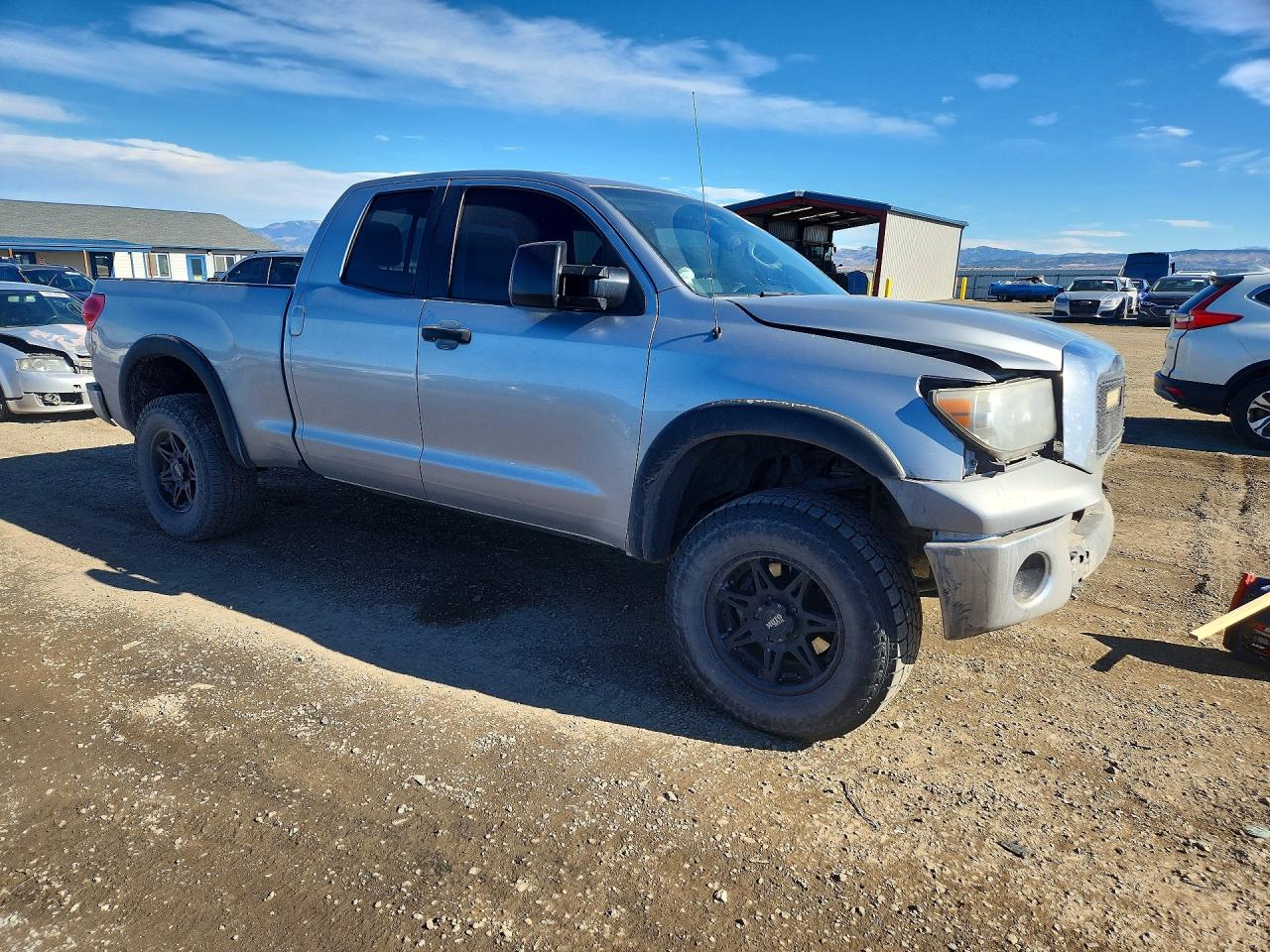 2008 Toyota Tundra Sr5 Silver vin: 5TFBV541X8X080789