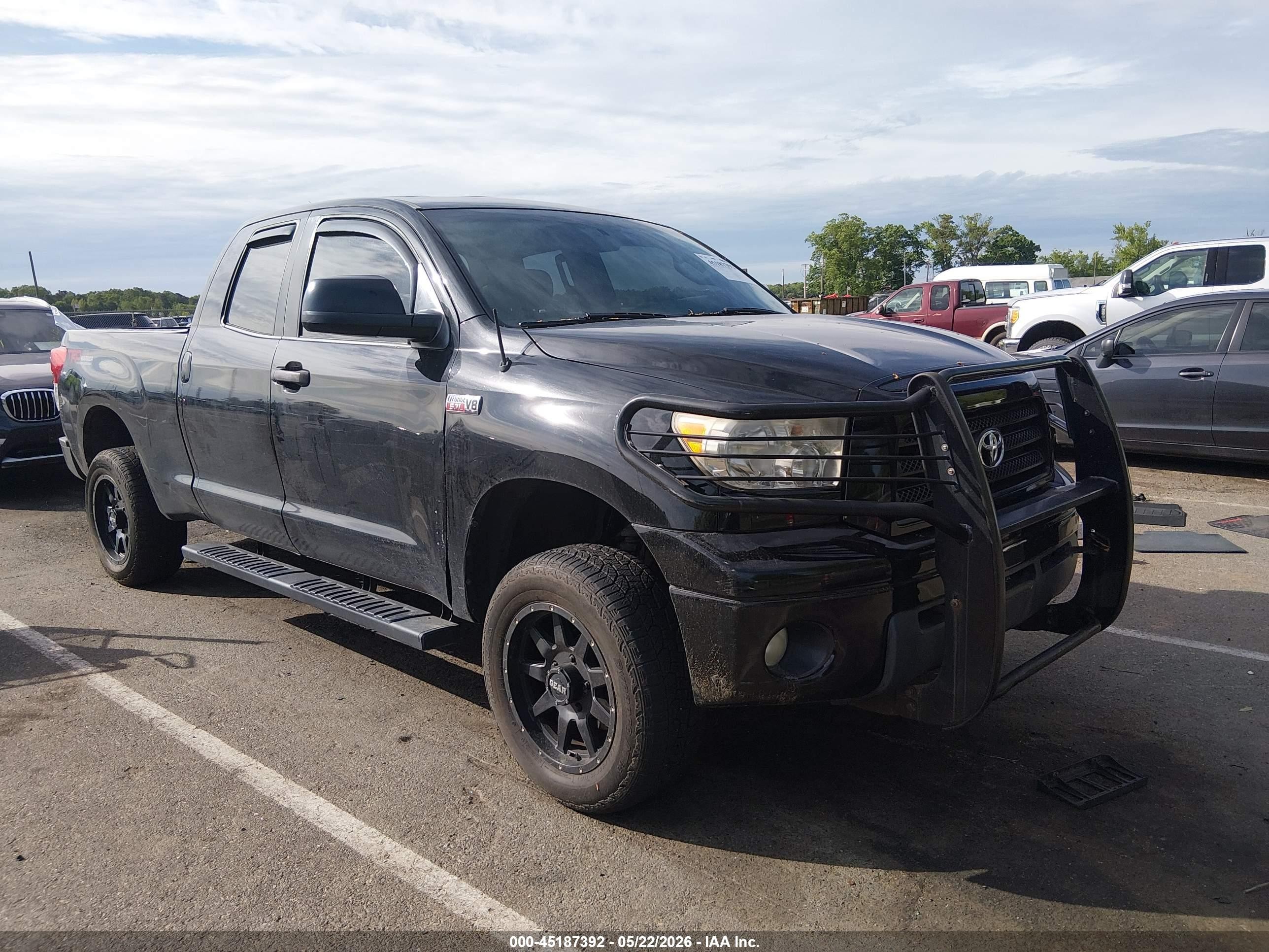 2009 Toyota Tundra Grade 5.7l V8 Black vin: 5TFBV541X9X086500